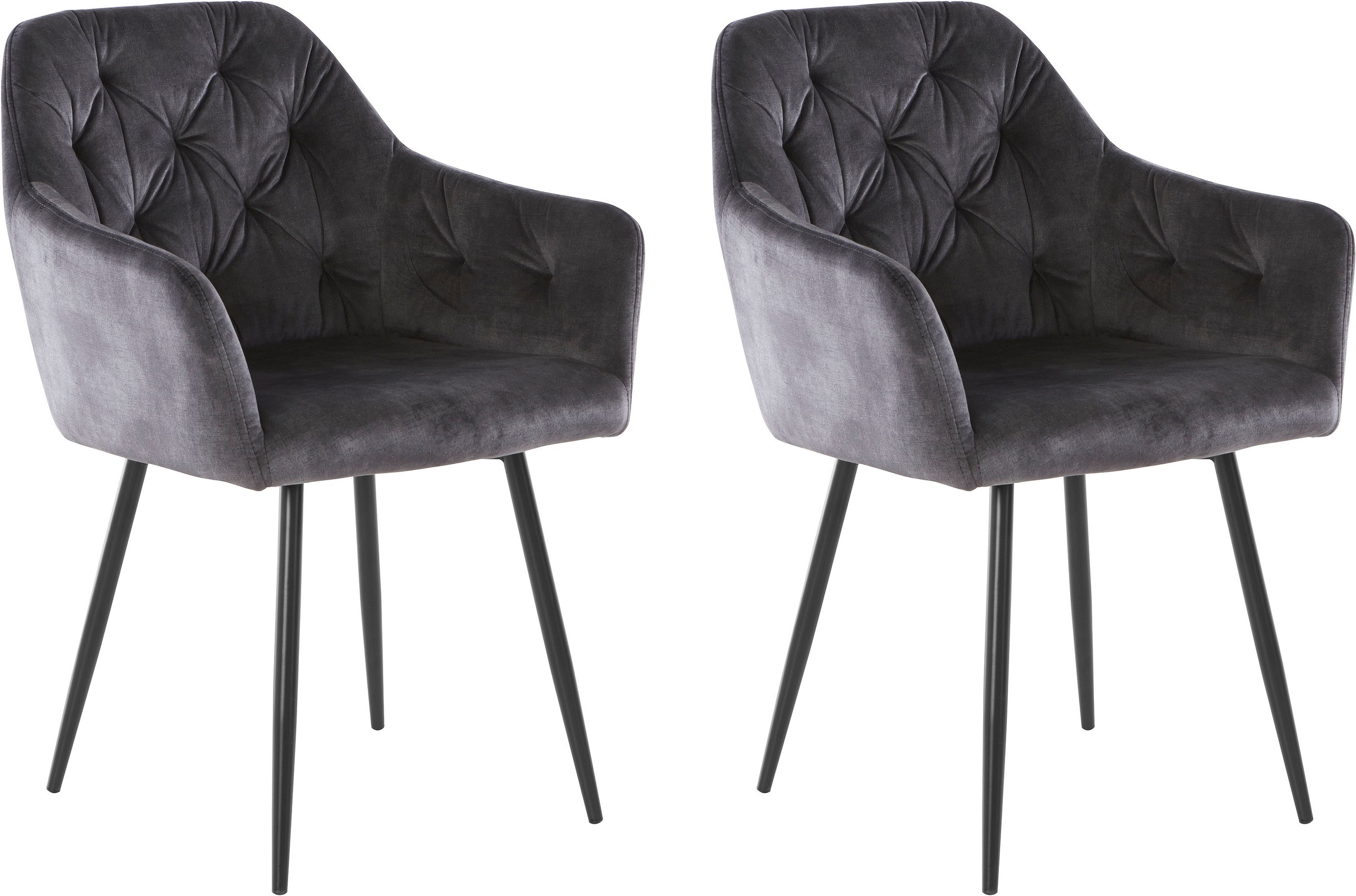 HELA Esszimmerstuhl "Kira Schalenstuhl Boho, Bestseller" (Set) 4 Stk. Samtv günstig online kaufen