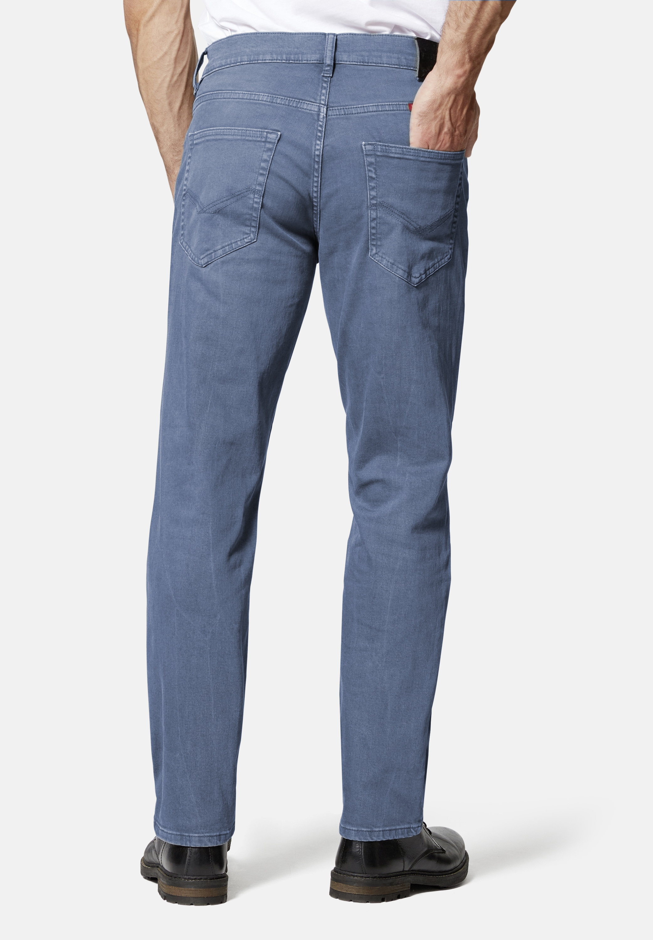 HERO by John Medoox 5-Pocket-Jeans »Denver Denim Season Regular Straight Stretch«, Straight Fit Casual Clean Wash Denim Jeans für Herren