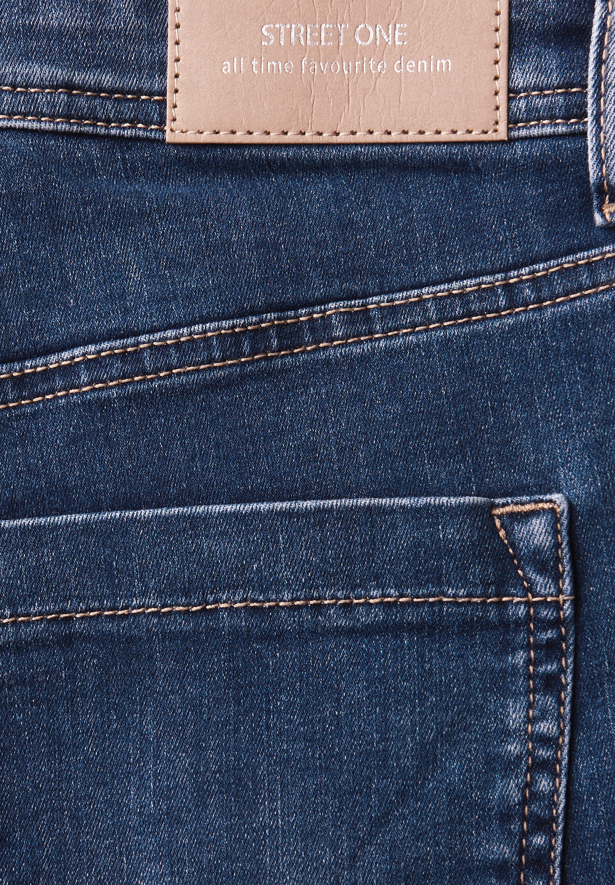 STREET ONE Loose-fit-Jeans, aus Baumwolle mit Stretchanteil