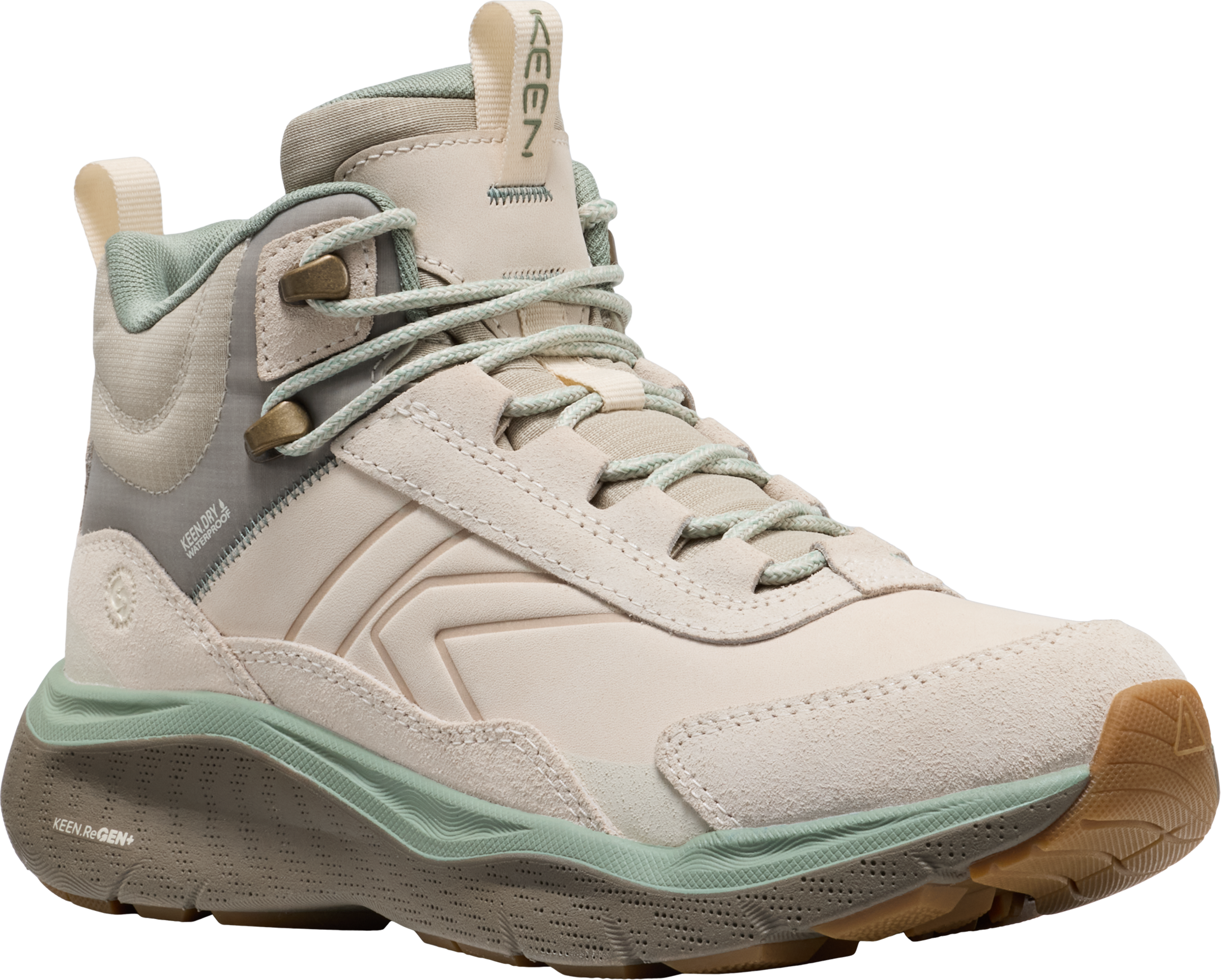 Keen Outdoorschuh »LEIKI LEATHER MID WP«  Wanderschuh aus wasserdichtem Premium Leder, atmungsaktiv