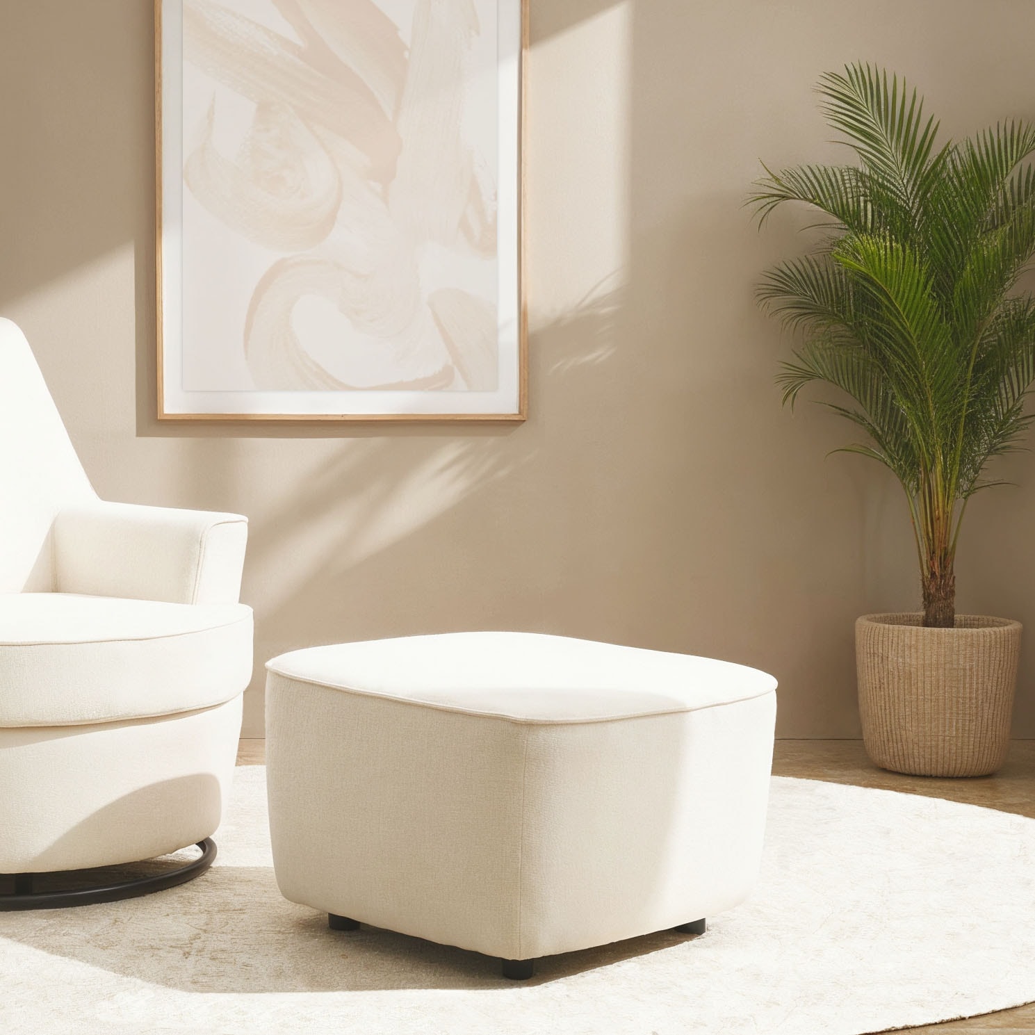 Home affaire Polsterhocker "HETTY, passender Hocker zum Drehsessel HETTY, 5 günstig online kaufen