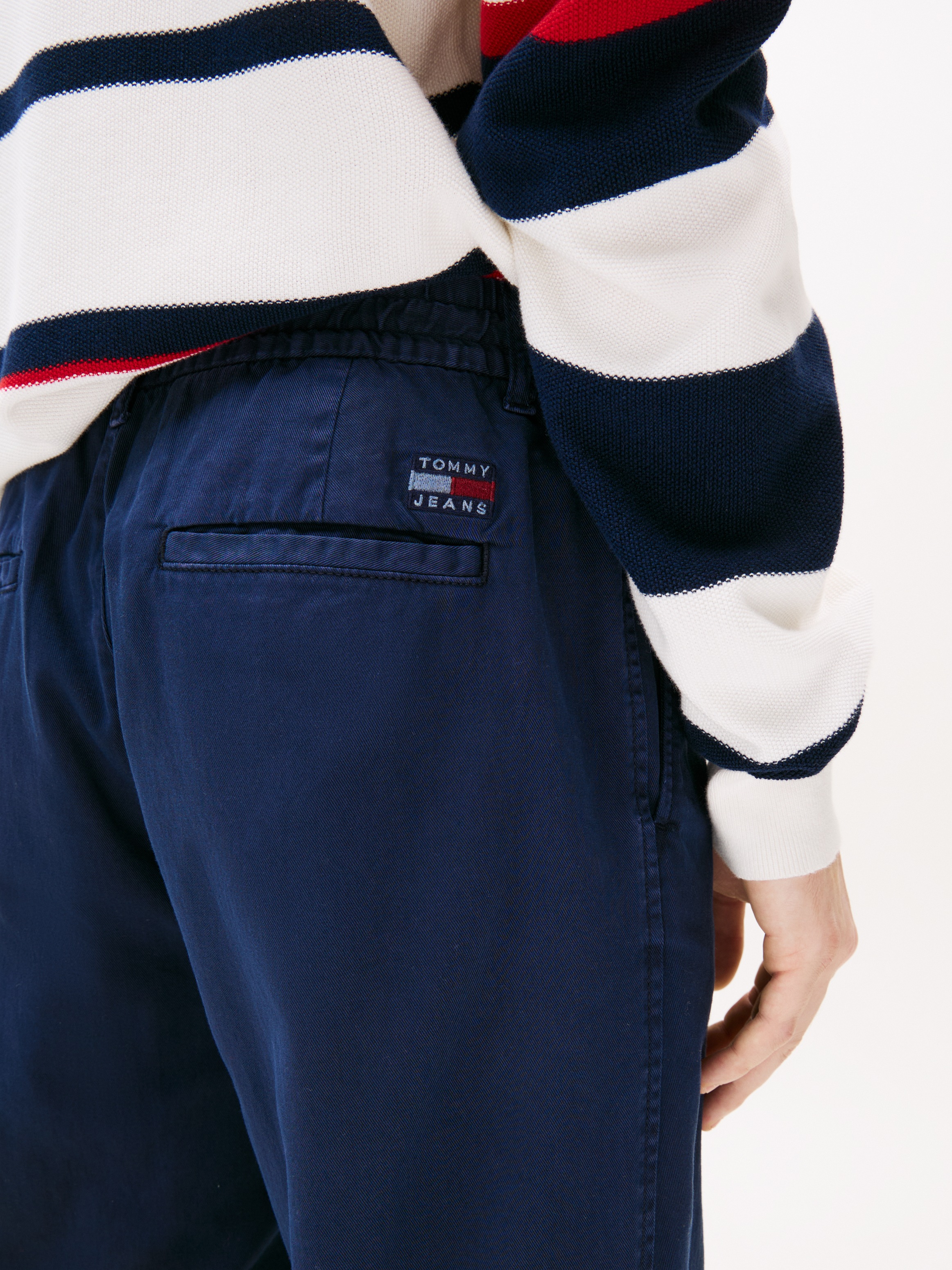 Tommy Jeans Stoffhose "TJM ISAAC LIGHT COTTON PANTS", Mit Gürtelschlaufen günstig online kaufen