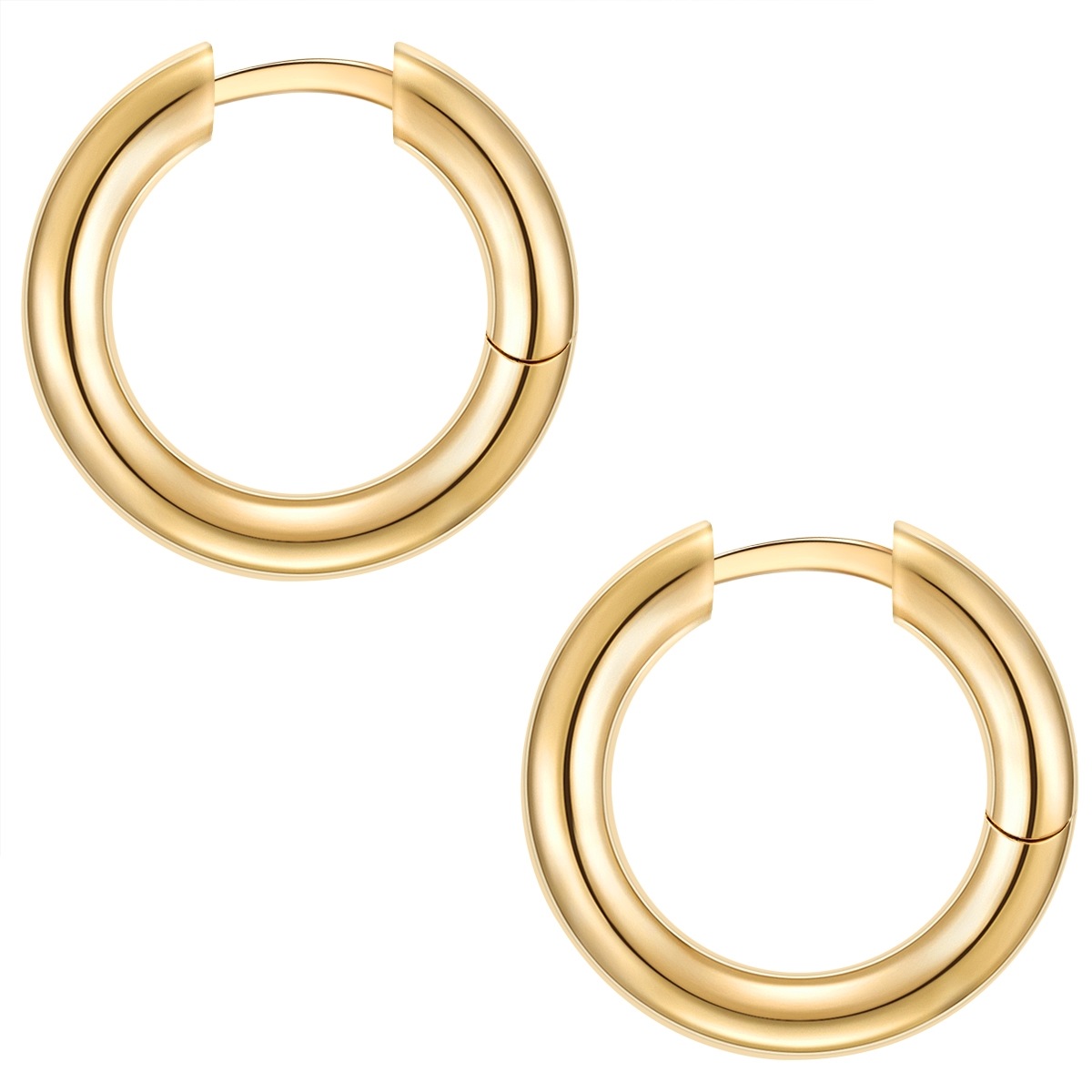 Yokoamii Paar Creolen »Set: Y46« Creolen gelbgold