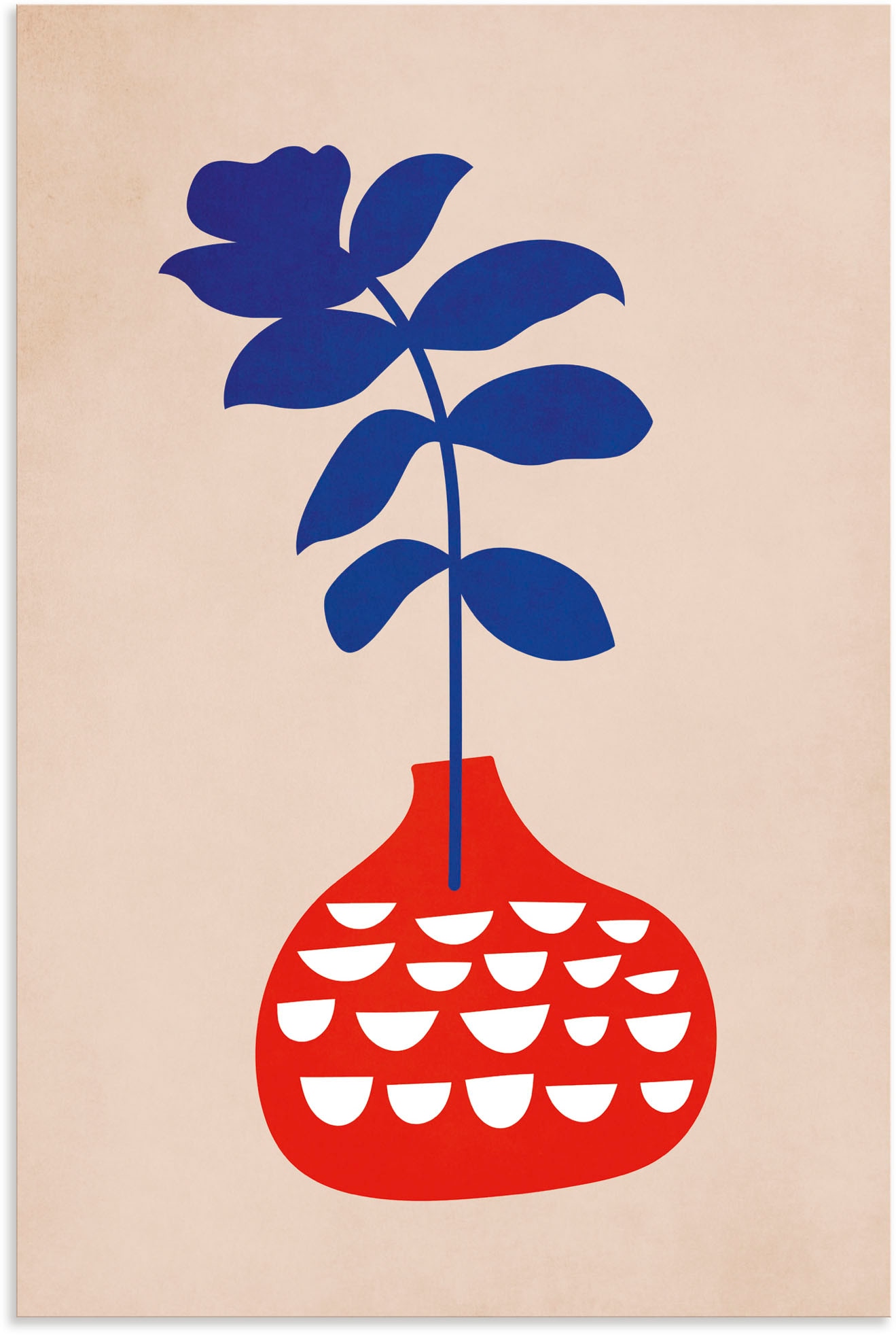 Artland Wandbild »Wilde Blume«, Vasen Wandaufkleber Alubild, (1 | in Größen Leinwandbild, BAUR versch. bestellen als & Töpfe, Poster oder St.)