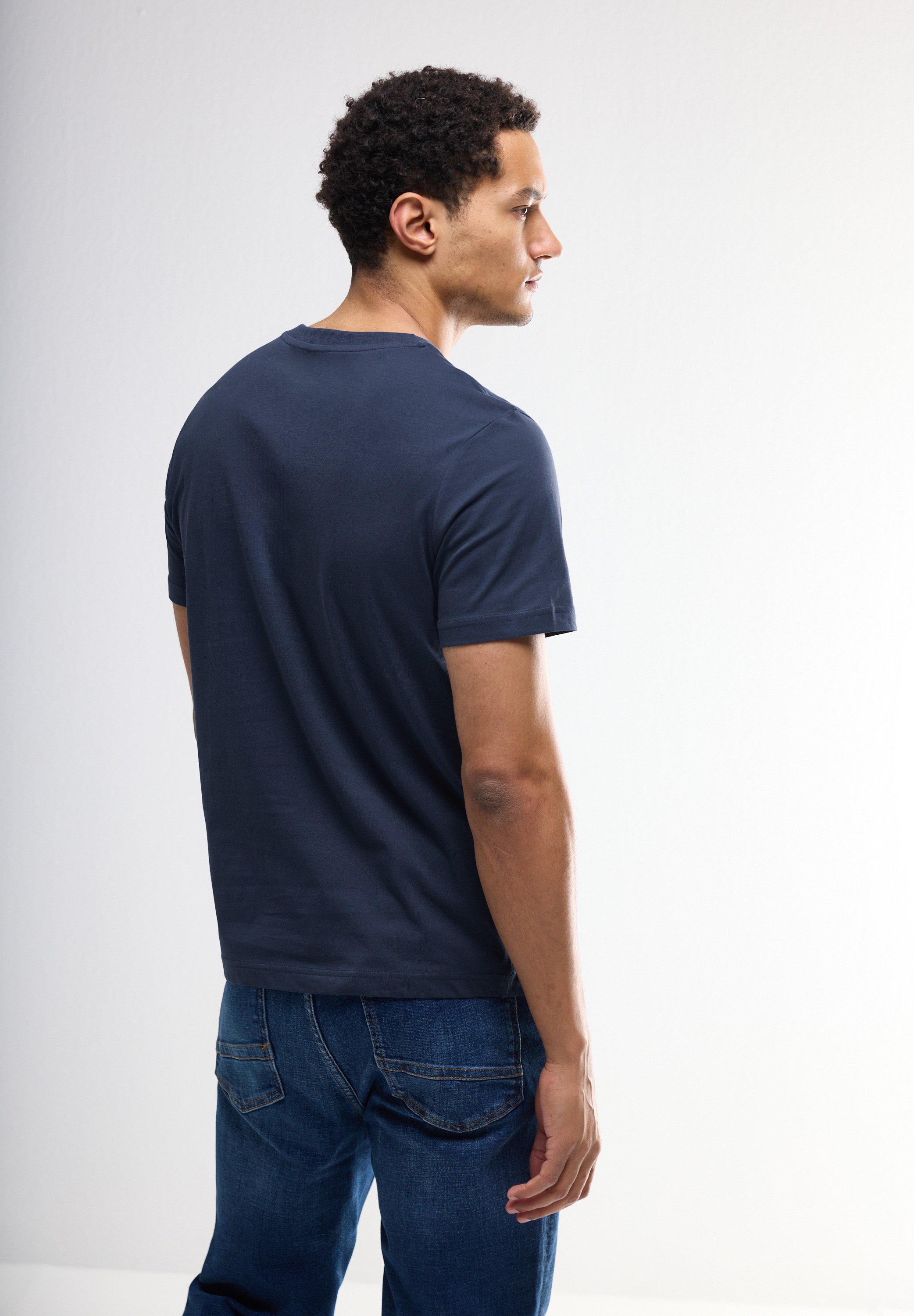 STREET ONE MEN T-Shirt, mit Rundhalsausschnitt