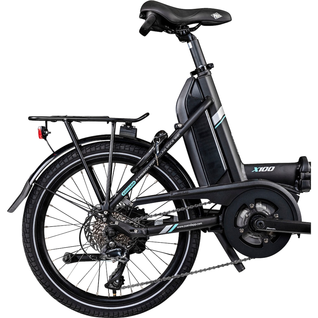 Zündapp E-Bike »X100«, 9 Gang, Shimano, Sora, Mittelmotor 250 W