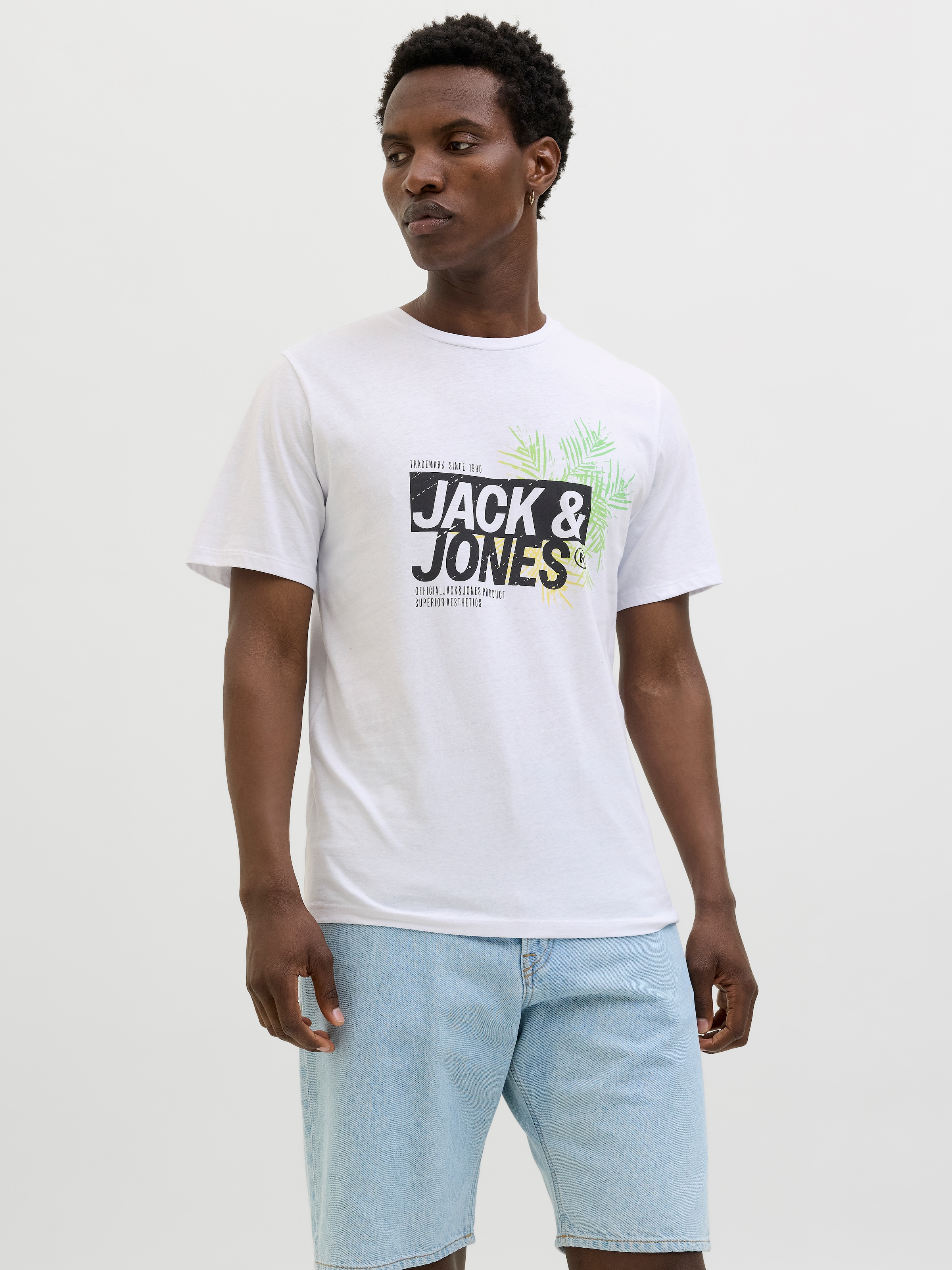 Jack & Jones Print-Shirt »JJJAXON TEE SS CREW NECK«