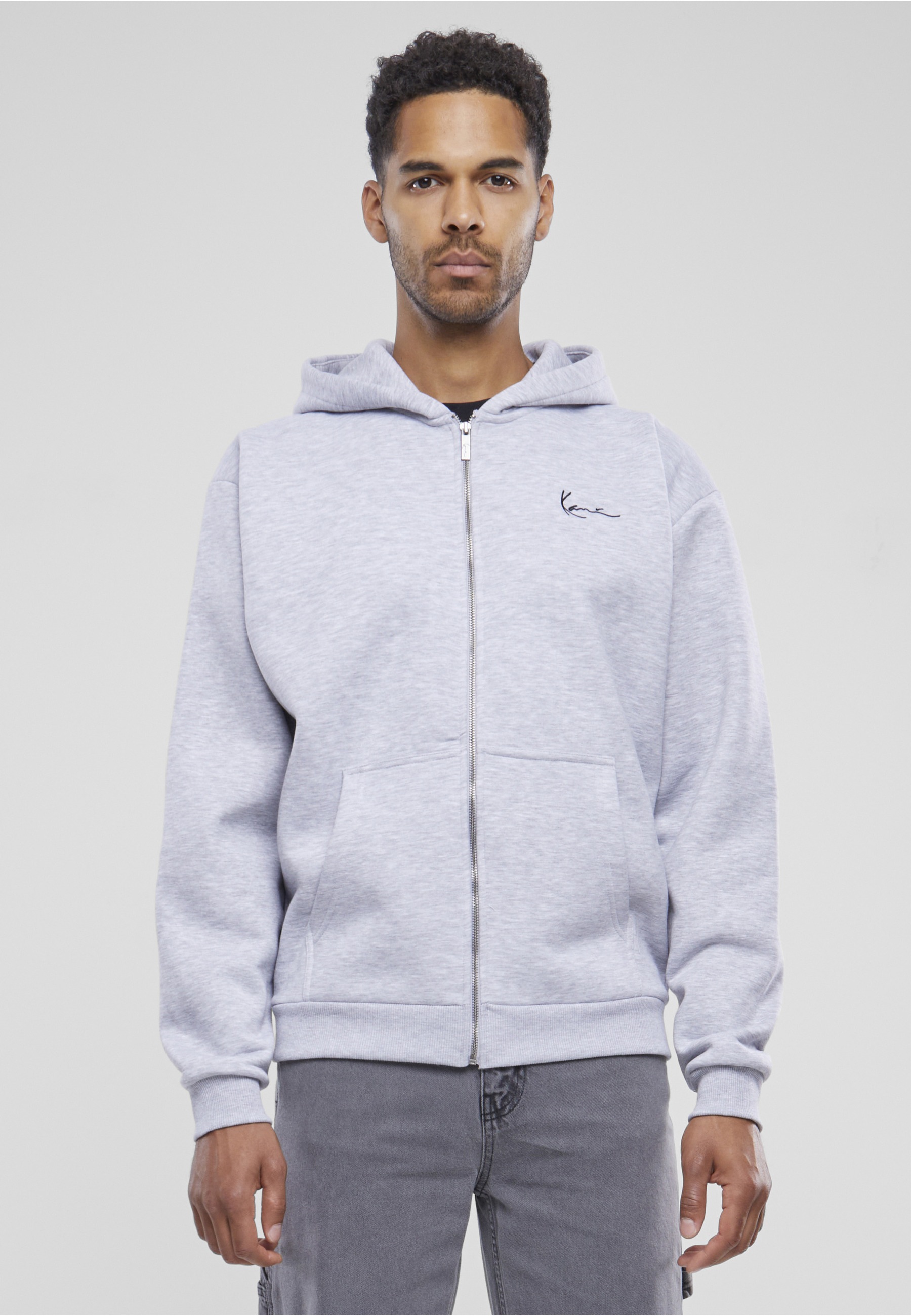 Karl Kani Strickpullover "Karl Kani Herren Chest Signature Essential Zip Ca günstig online kaufen