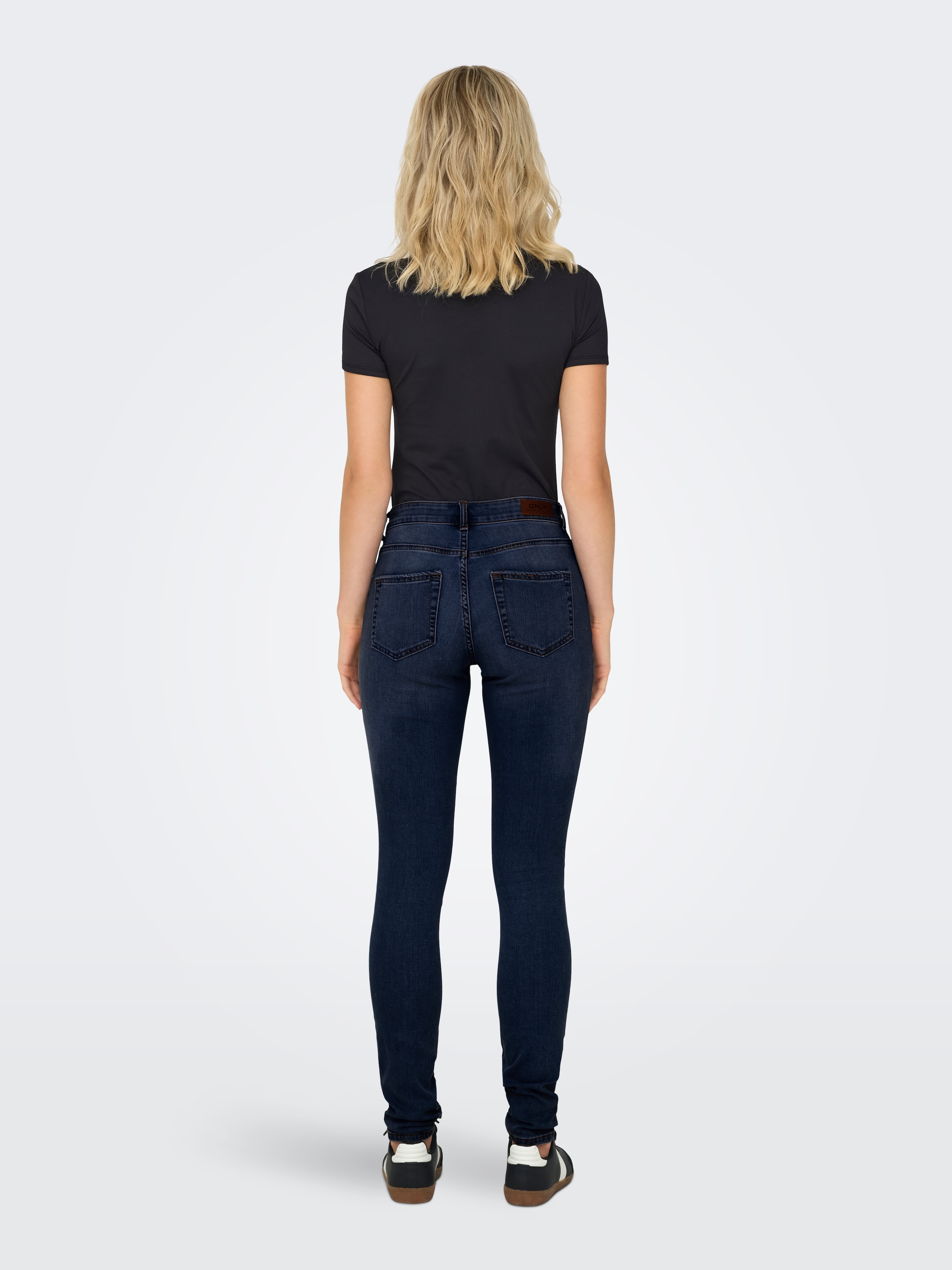 ONLY Skinny-fit-Jeans "ONLHUSH MID SK VIS BUTTON DNM BOX X" günstig online kaufen