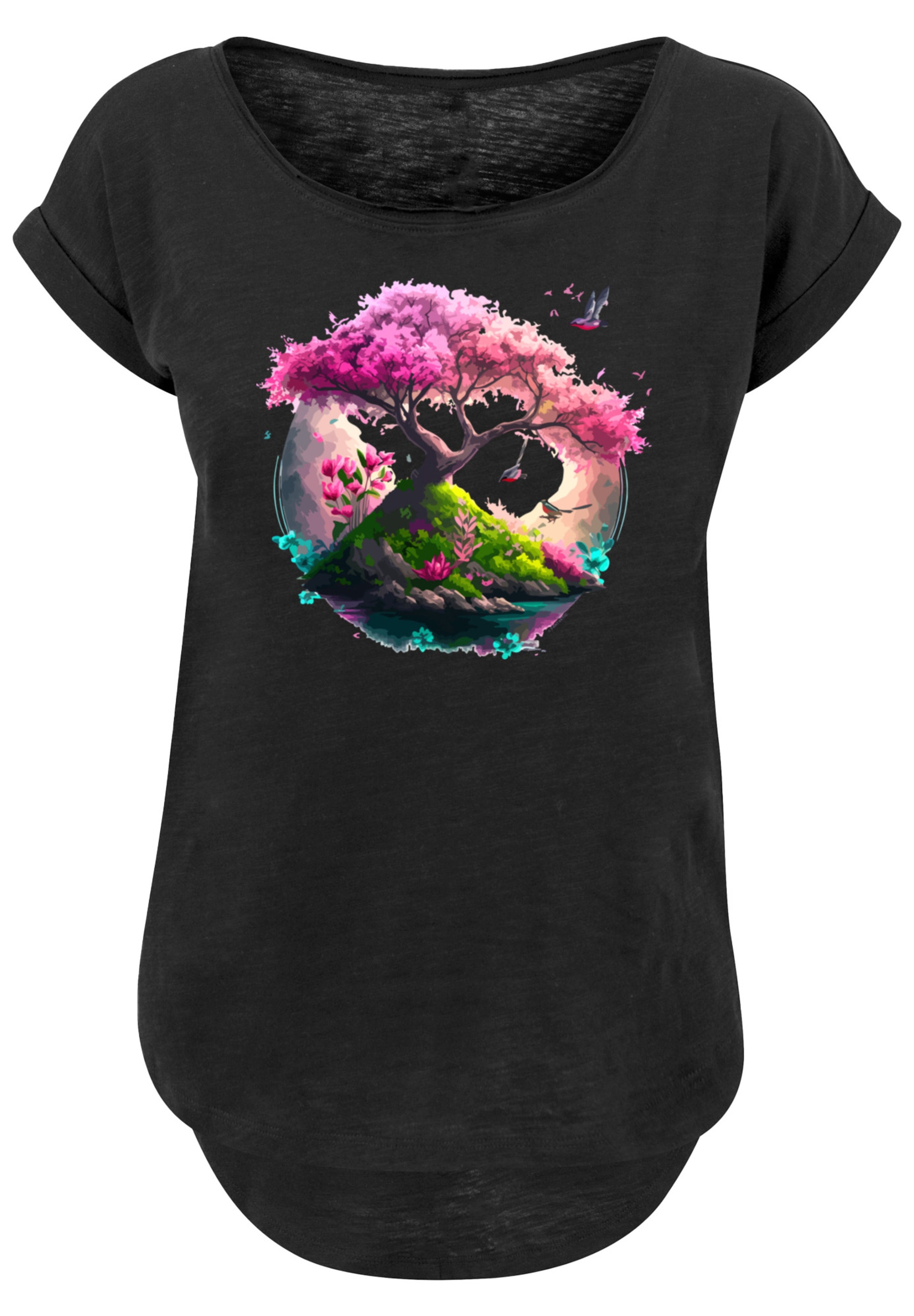 Black Friday F4NT4STIC T-Shirt BAUR »Kirschblüten Baum«, | Print