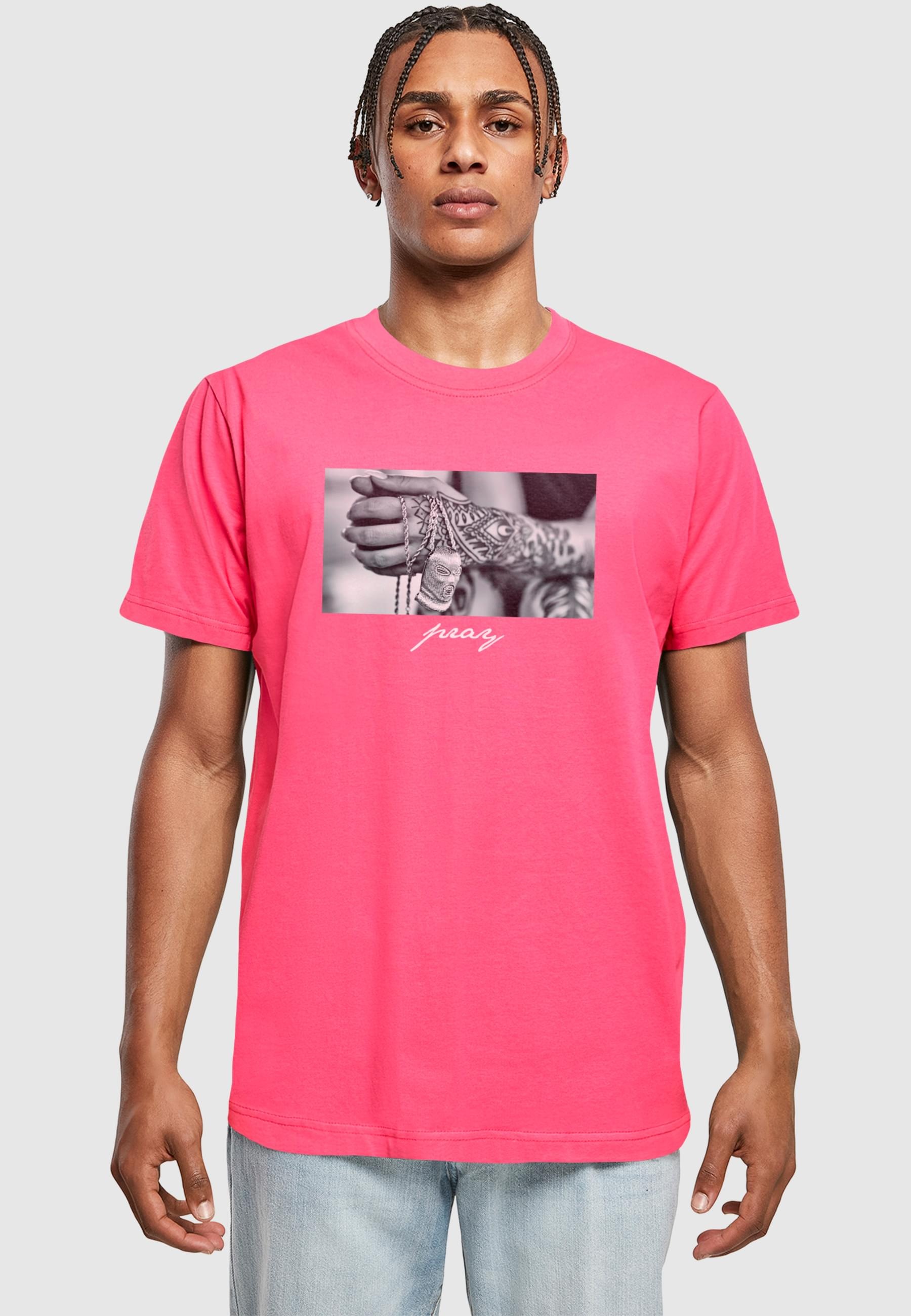 Thumbnail - MisterTee T-Shirt "MisterTee Herren Pray 2.0 Tee", (1 tlg.)