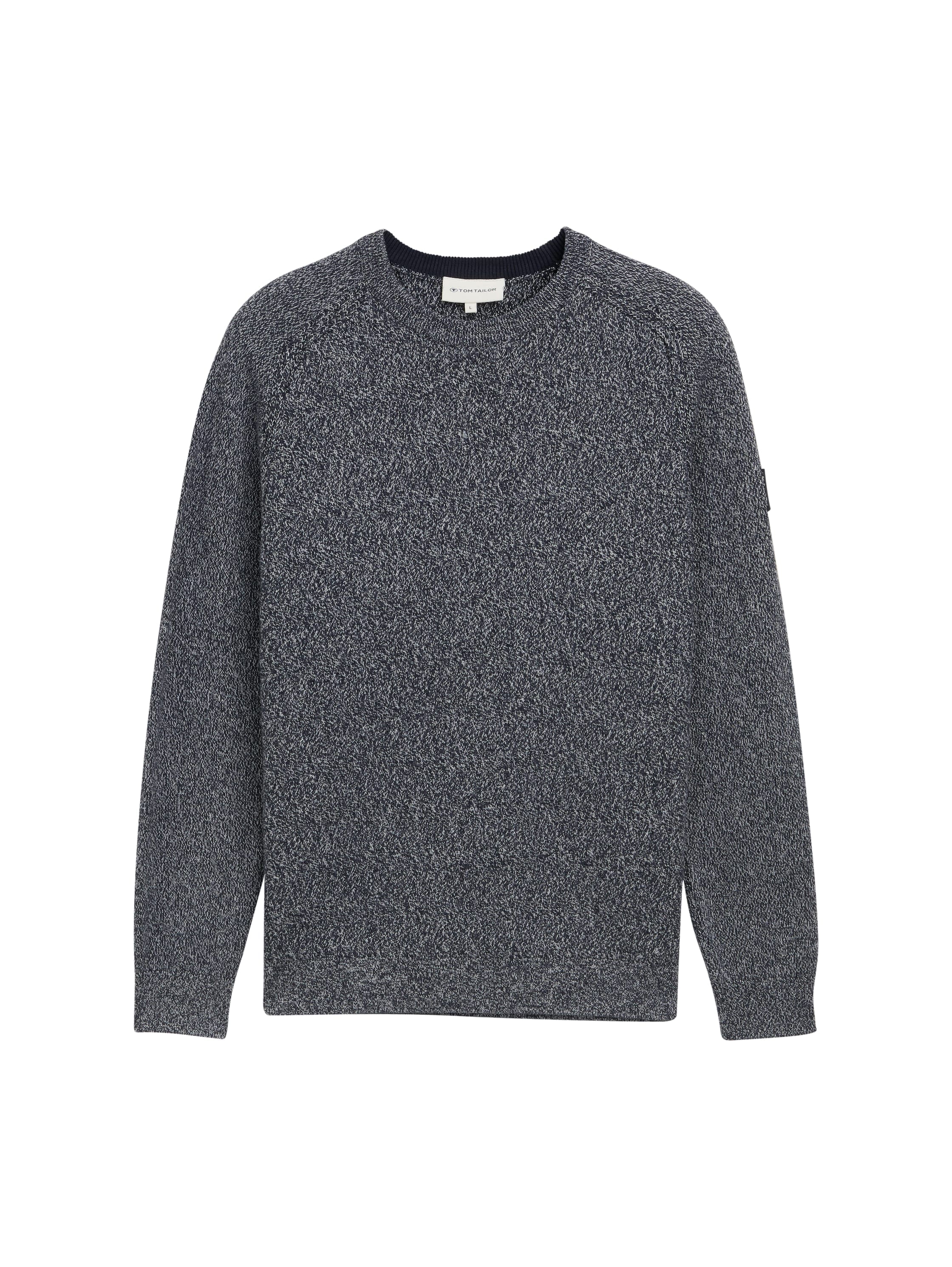 TOM TAILOR Strickpullover, mit Logo Stickerei am Arm