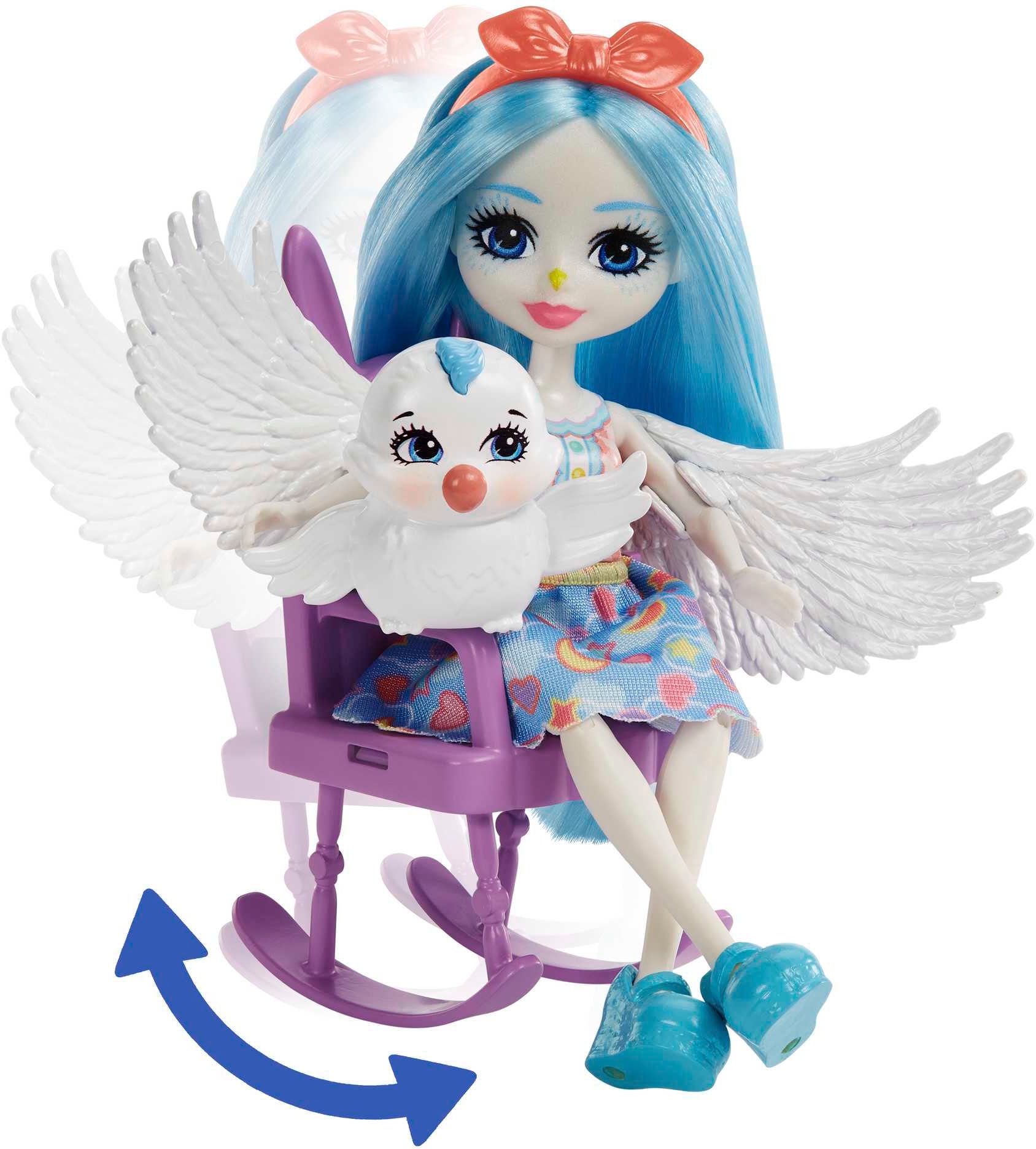 Enchantimals Minipuppe »Enchantimals Baby Best Friends, City Tails Tier-Kindergarten«, Starley Stork