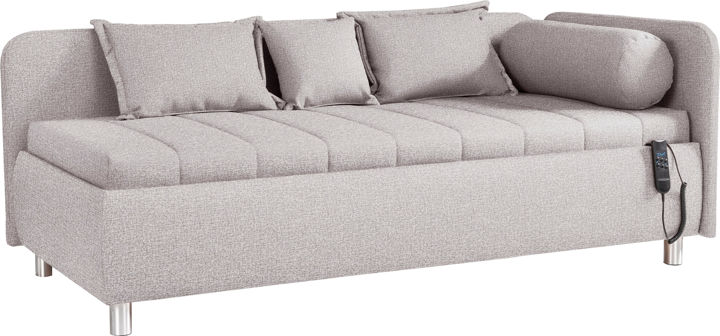 alina Schlafsofa »Kiana«, Liegefläche 90/200 cm oder 100/200 cm, Bettkasten, Zierkissen-Set