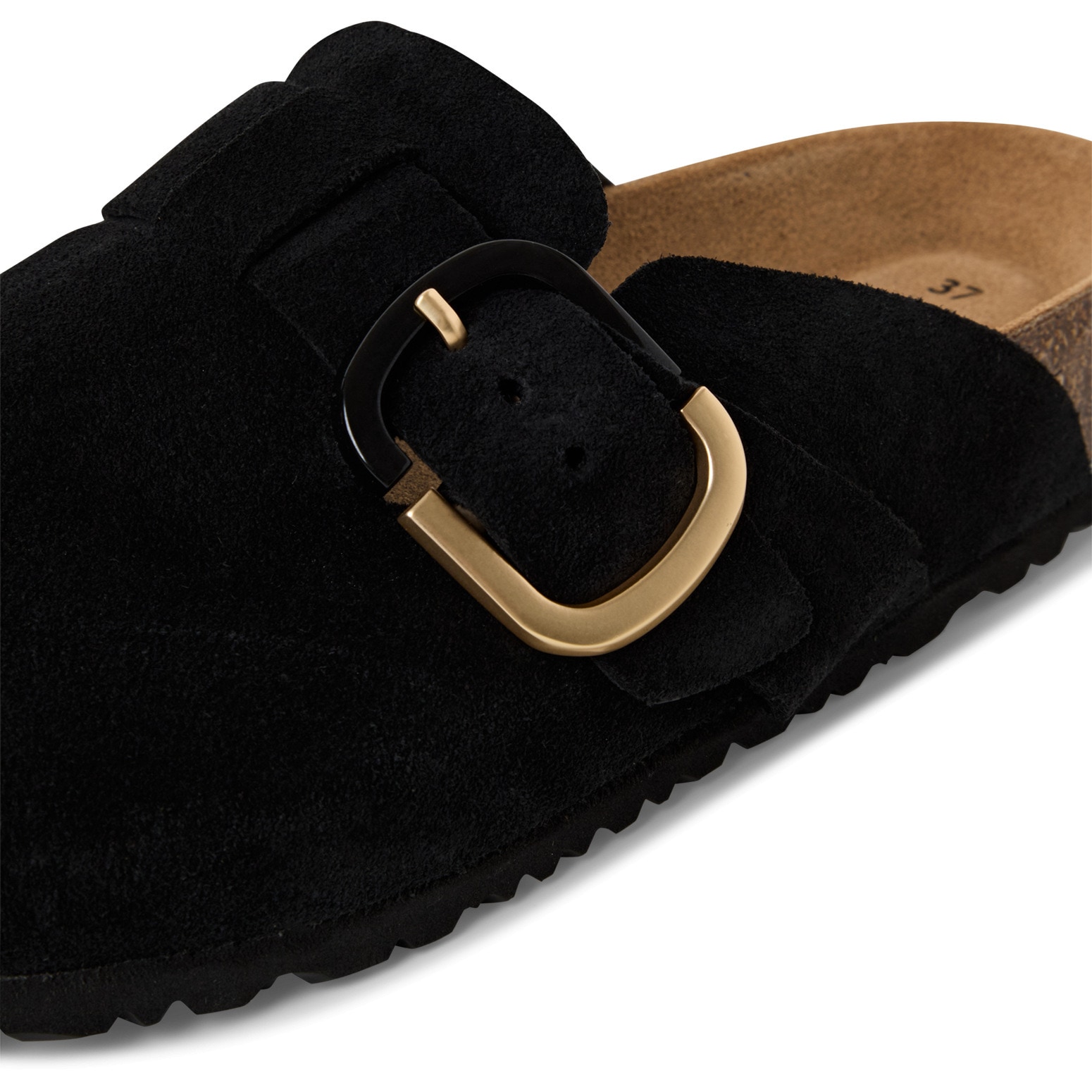 Tamaris Clog, Hausschuh, Schupfschuh, Bequemschuh mit verstellbarer Schnalle