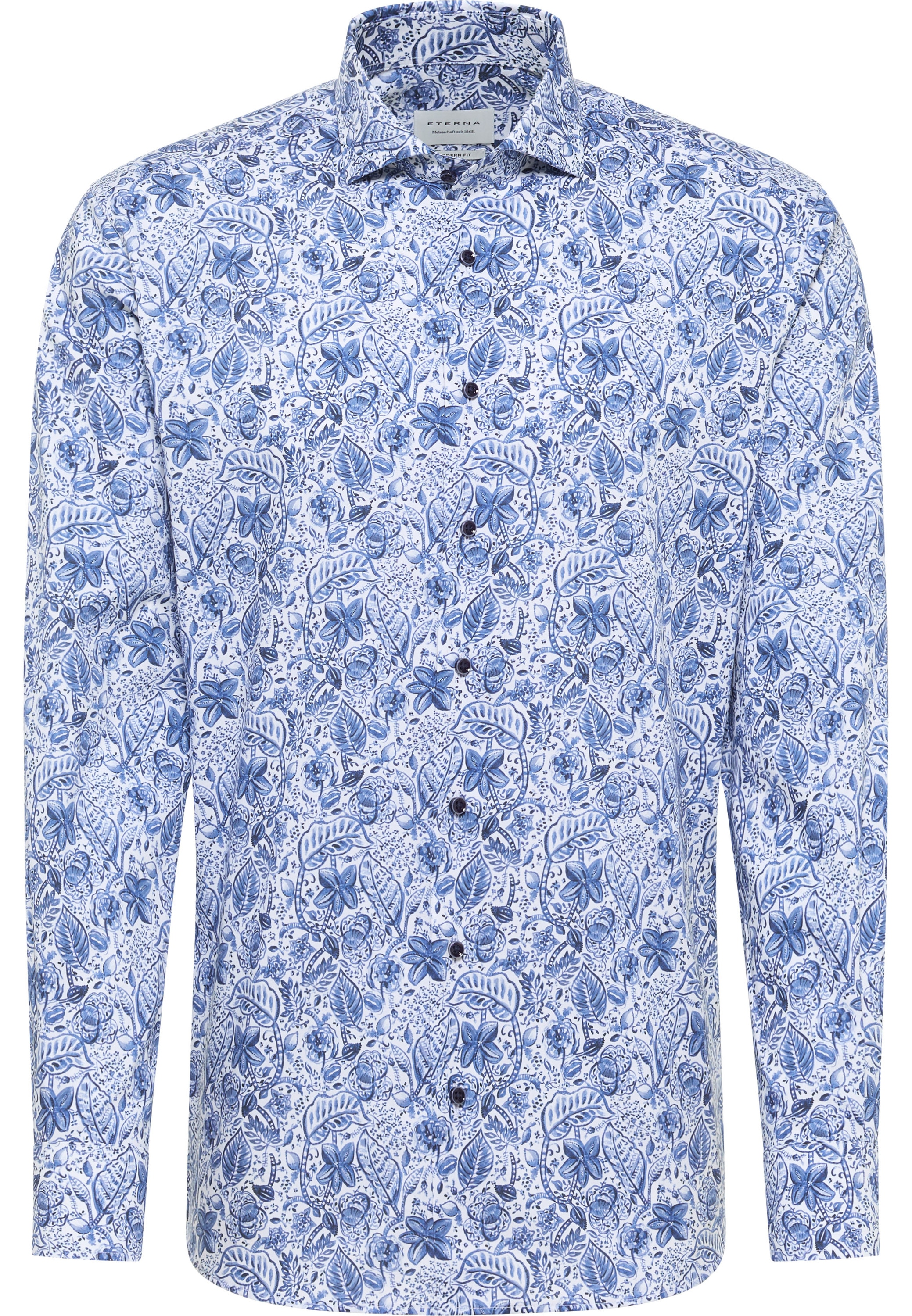 Eterna Langarmhemd »MODERN FIT« NON IRON (bügelfrei)