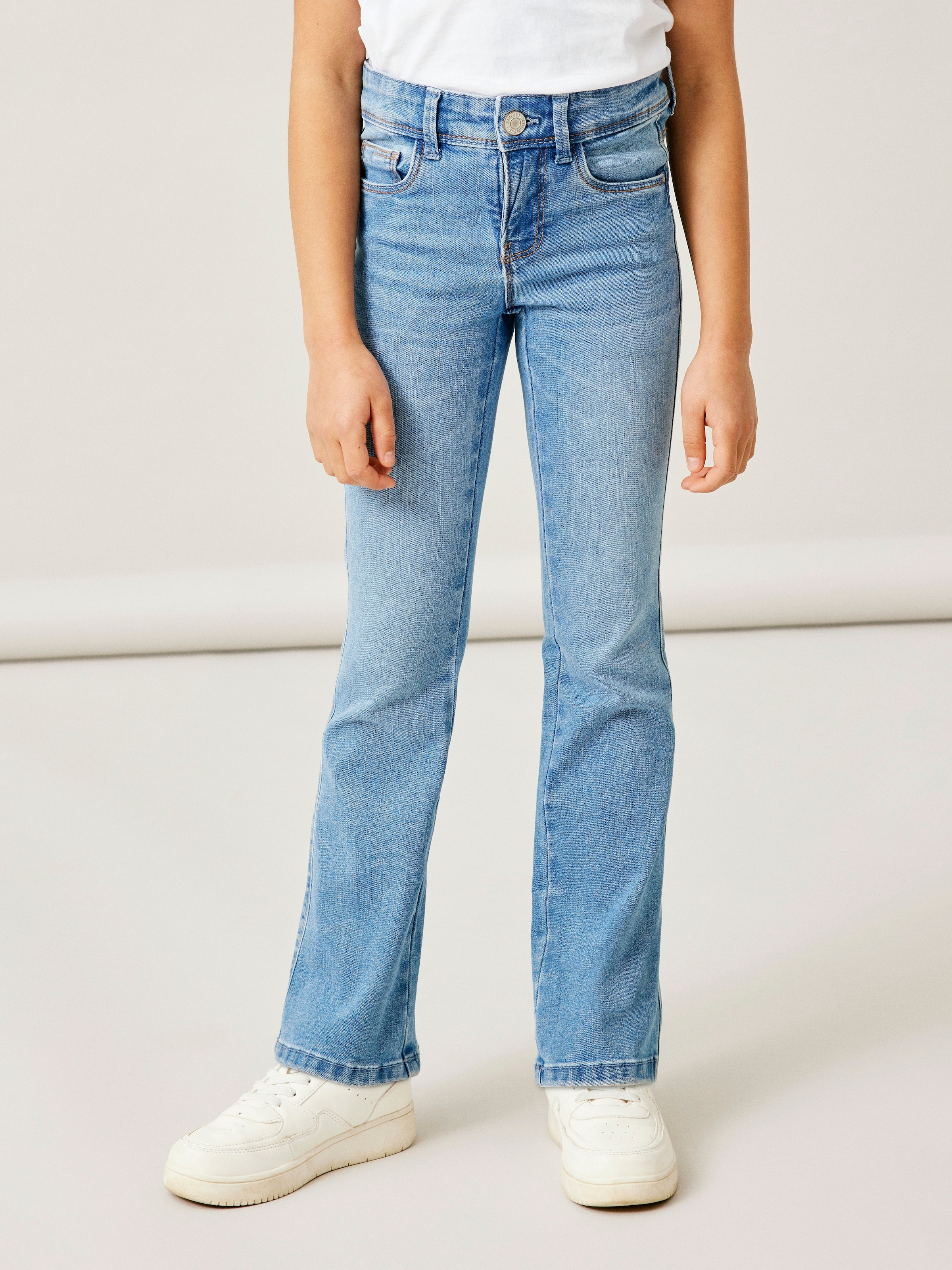 Name It "NKFPOLLY SKINNY BOOT JEANS 1142-AU NOOS" mit Stretch