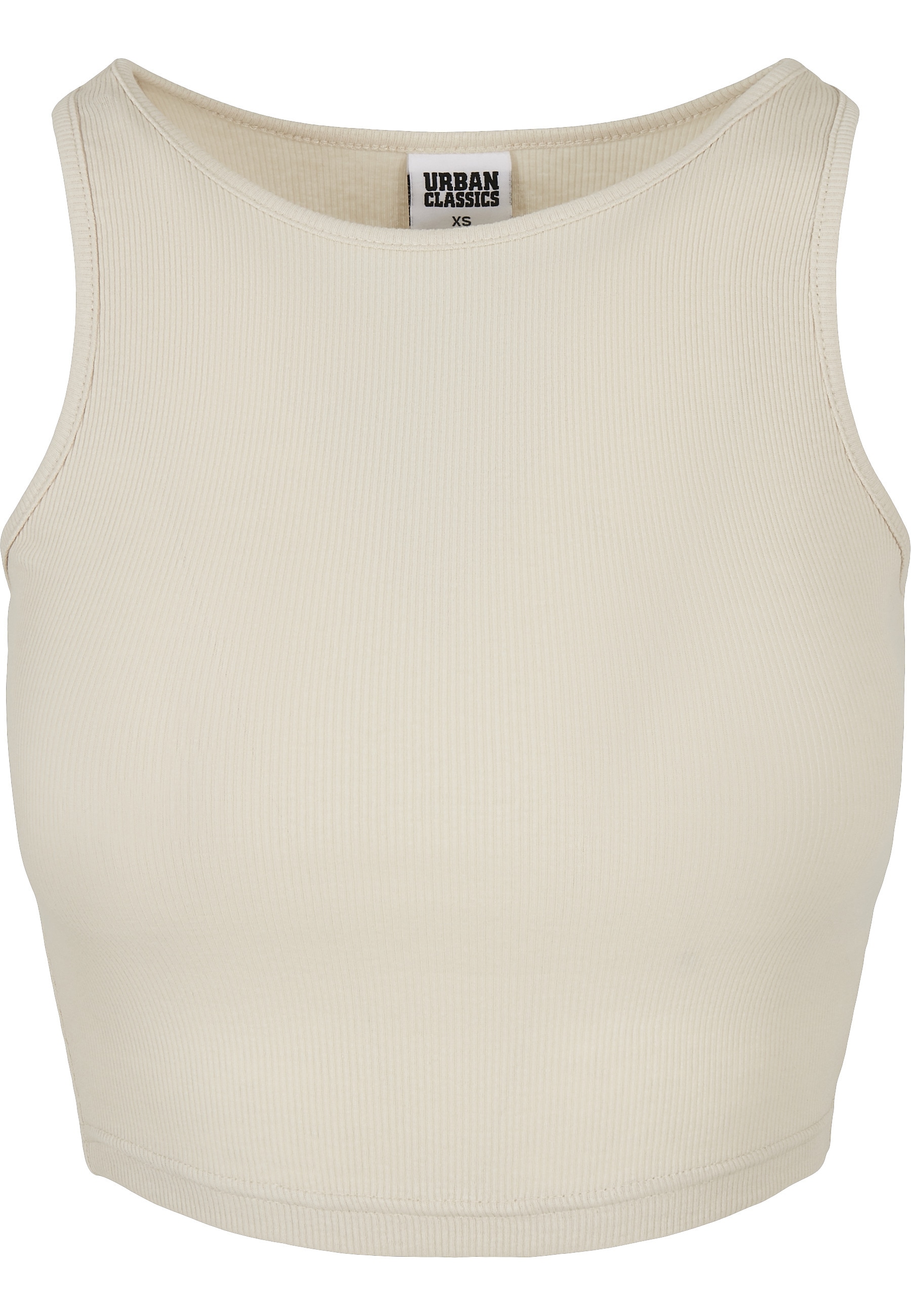 URBAN CLASSICS Tanktop »Urban Classics Damen Ladies Cropped Rib Top« 1 Stk.