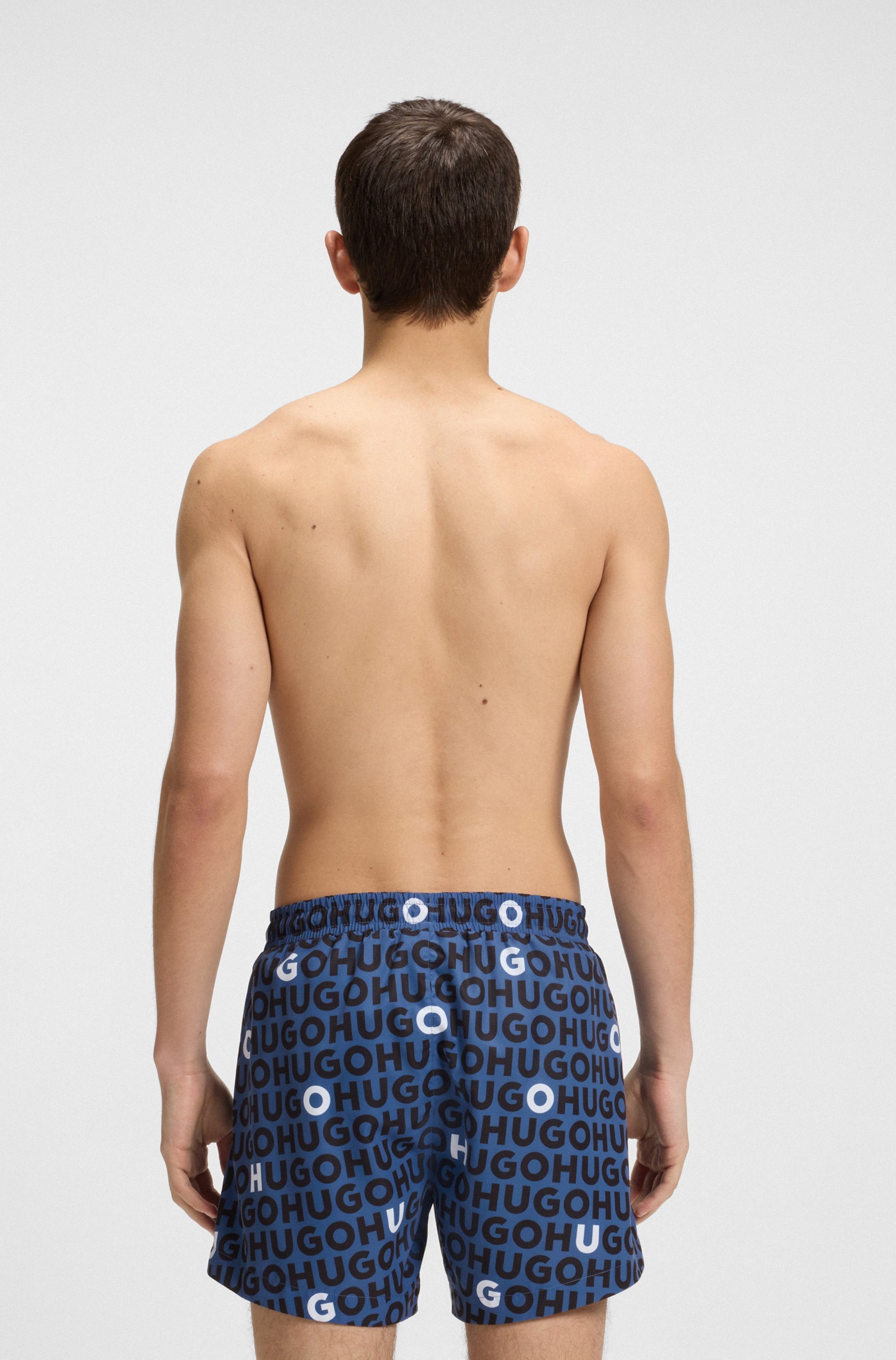 HUGO Underwear Badehose "TORTUGA", mit Allover-Logoschriftzug günstig online kaufen