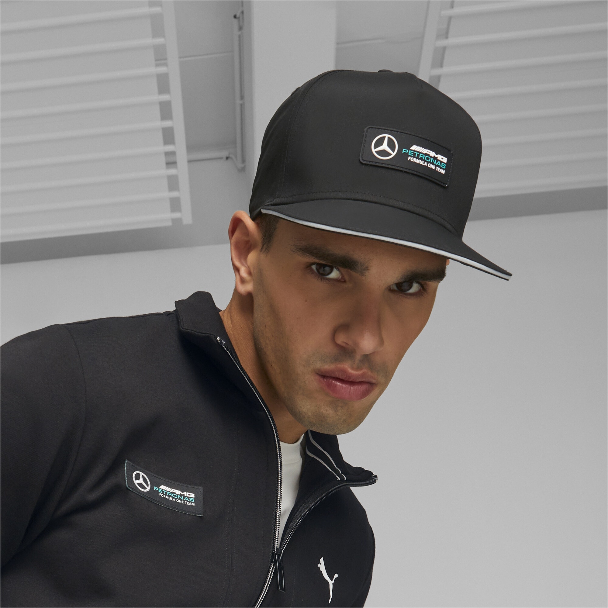 PUMA Flex Cap »Mercedes-AMG Petronas BAUR auf flachem Cap Motorsport Raten Schirm« mit 