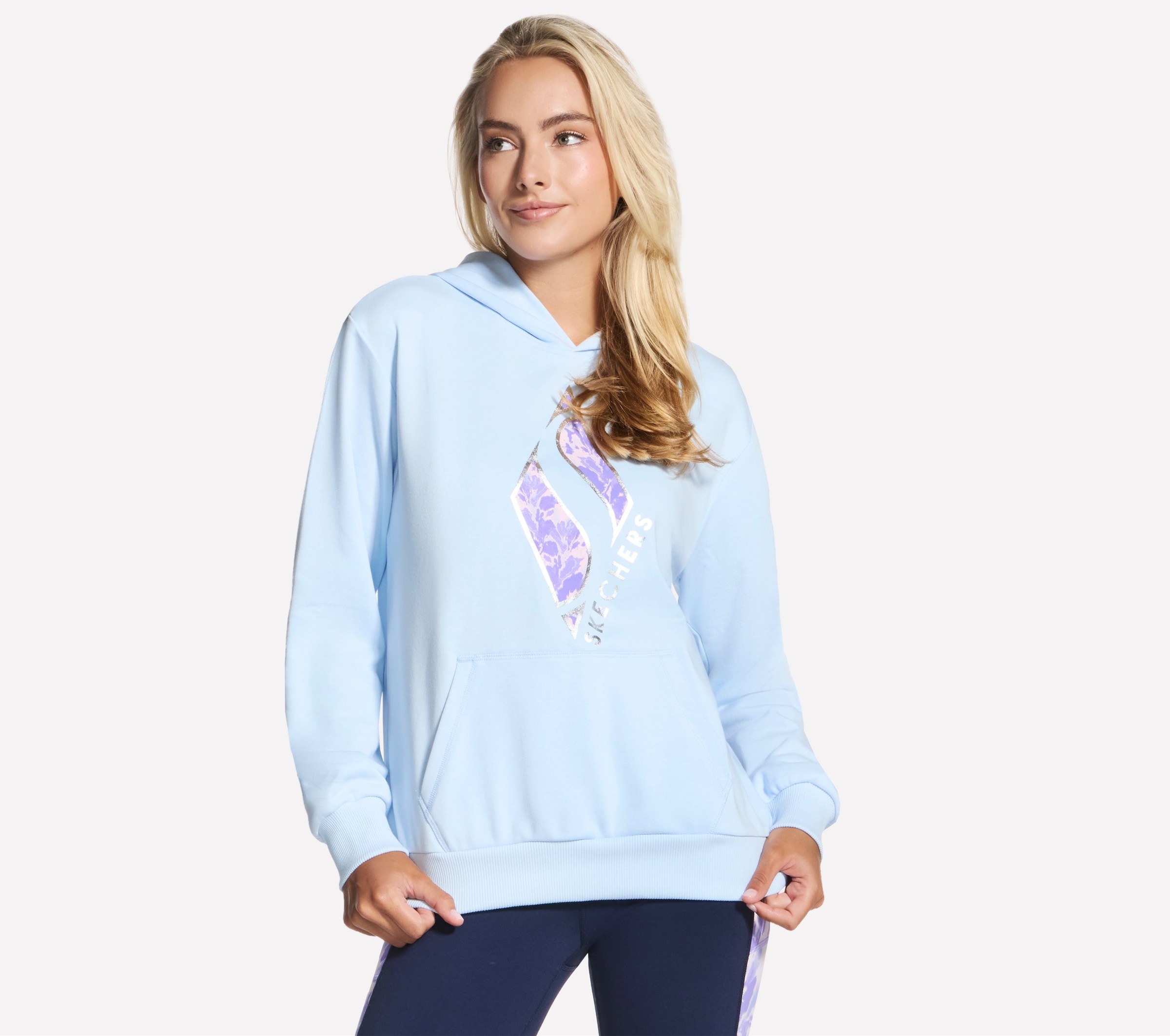 Skechers Kapuzensweatshirt "Womens Hoodie", aus Baumwolle und Polyester, in den Größen XS bis XXXL