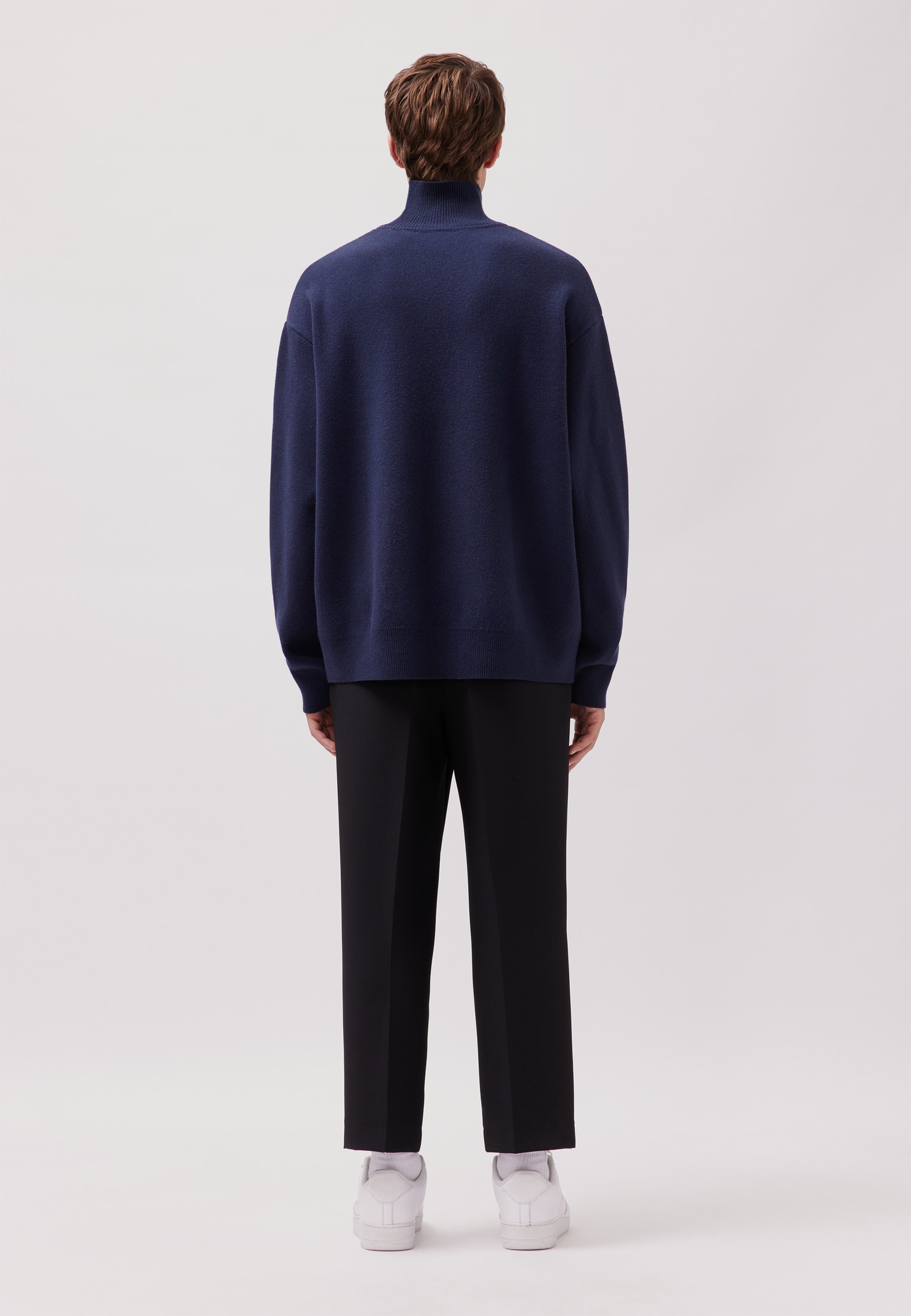 Thumbnail - studio seidensticker Strickpullover 1/1 Stehkragen Uni