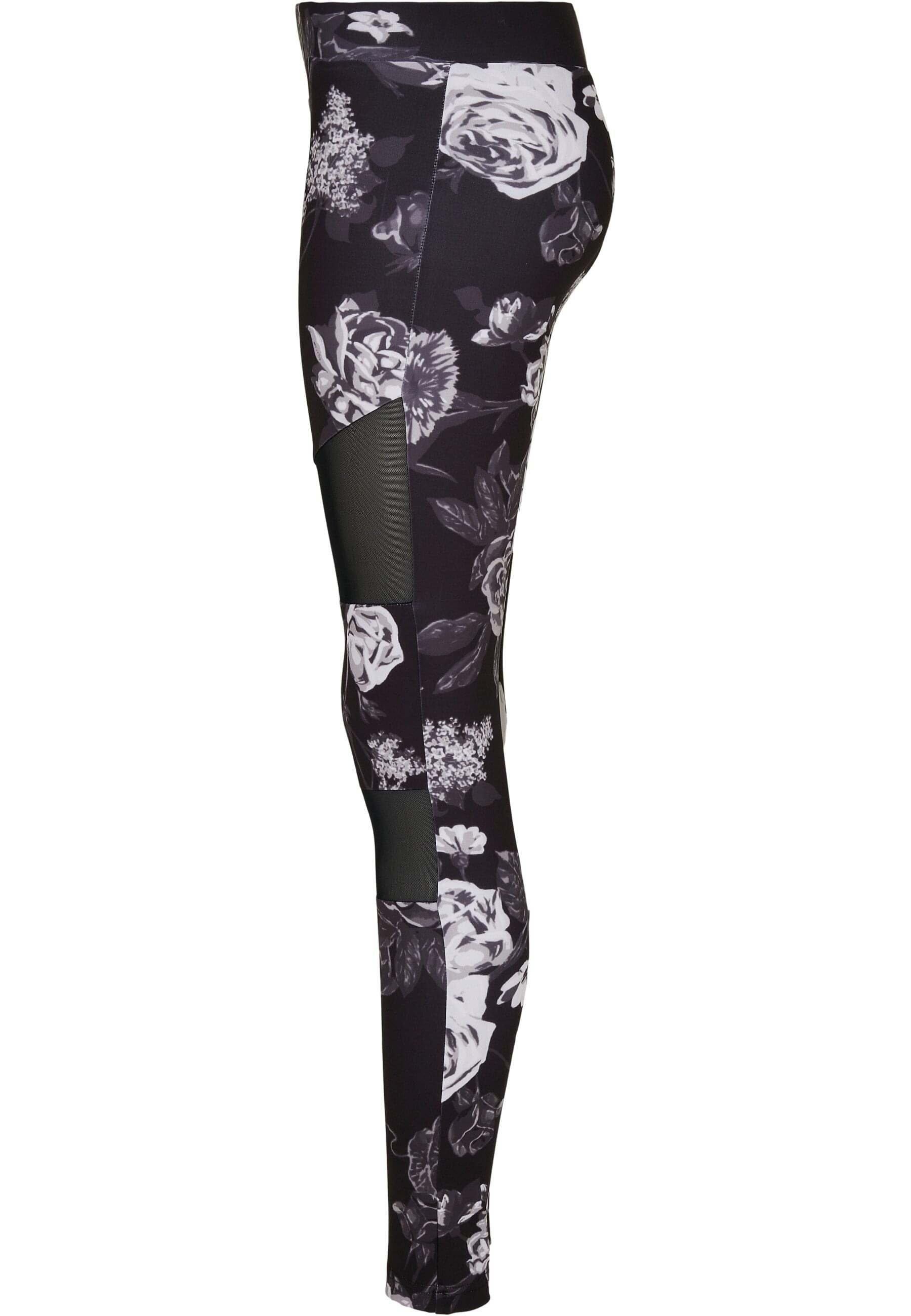 URBAN CLASSICS Leggings »Urban Classics Damen Ladies Tech Mesh AOP Leggings«, (1 tlg.)