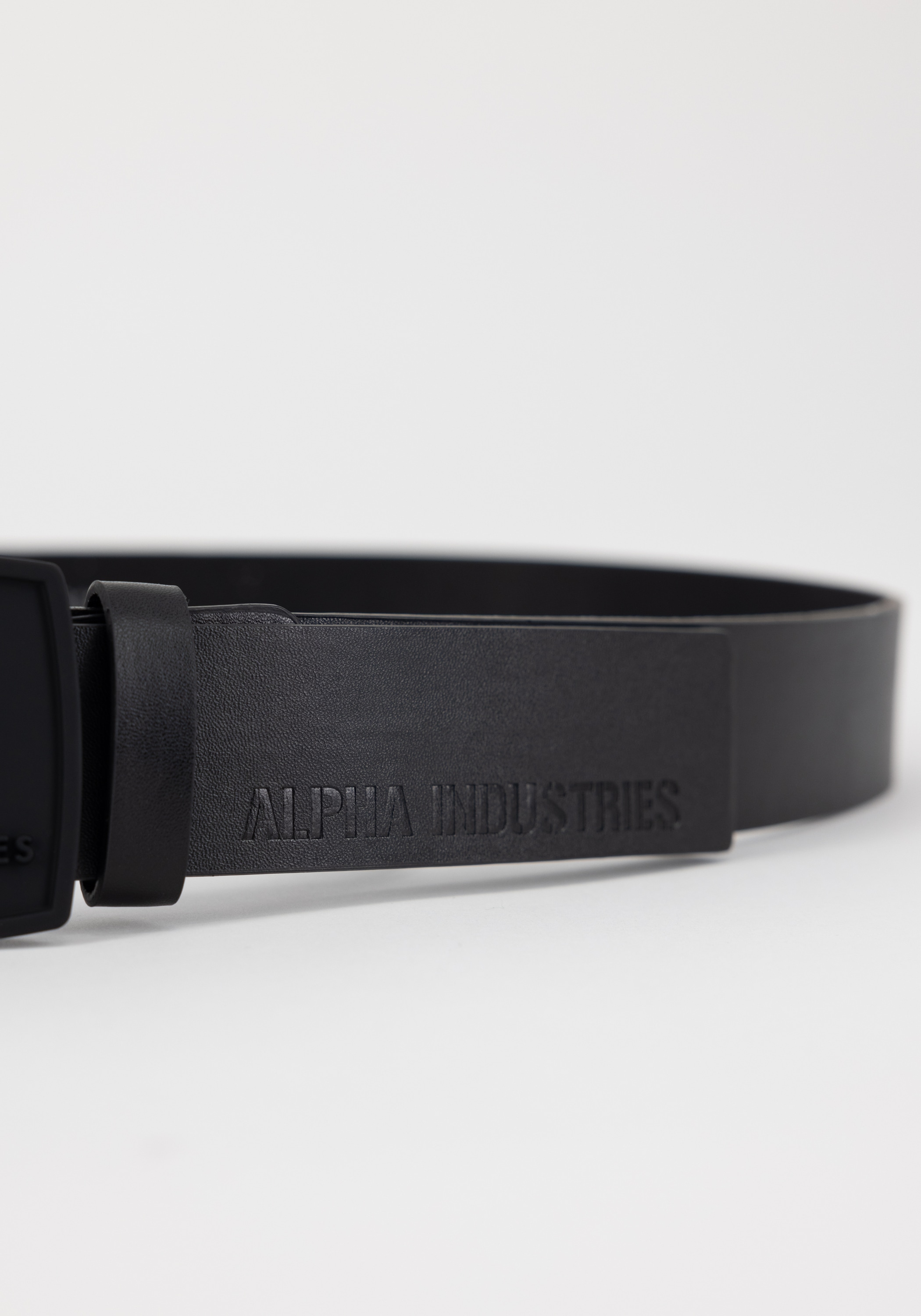Alpha Industries Ledergürtel »All Black Belt«