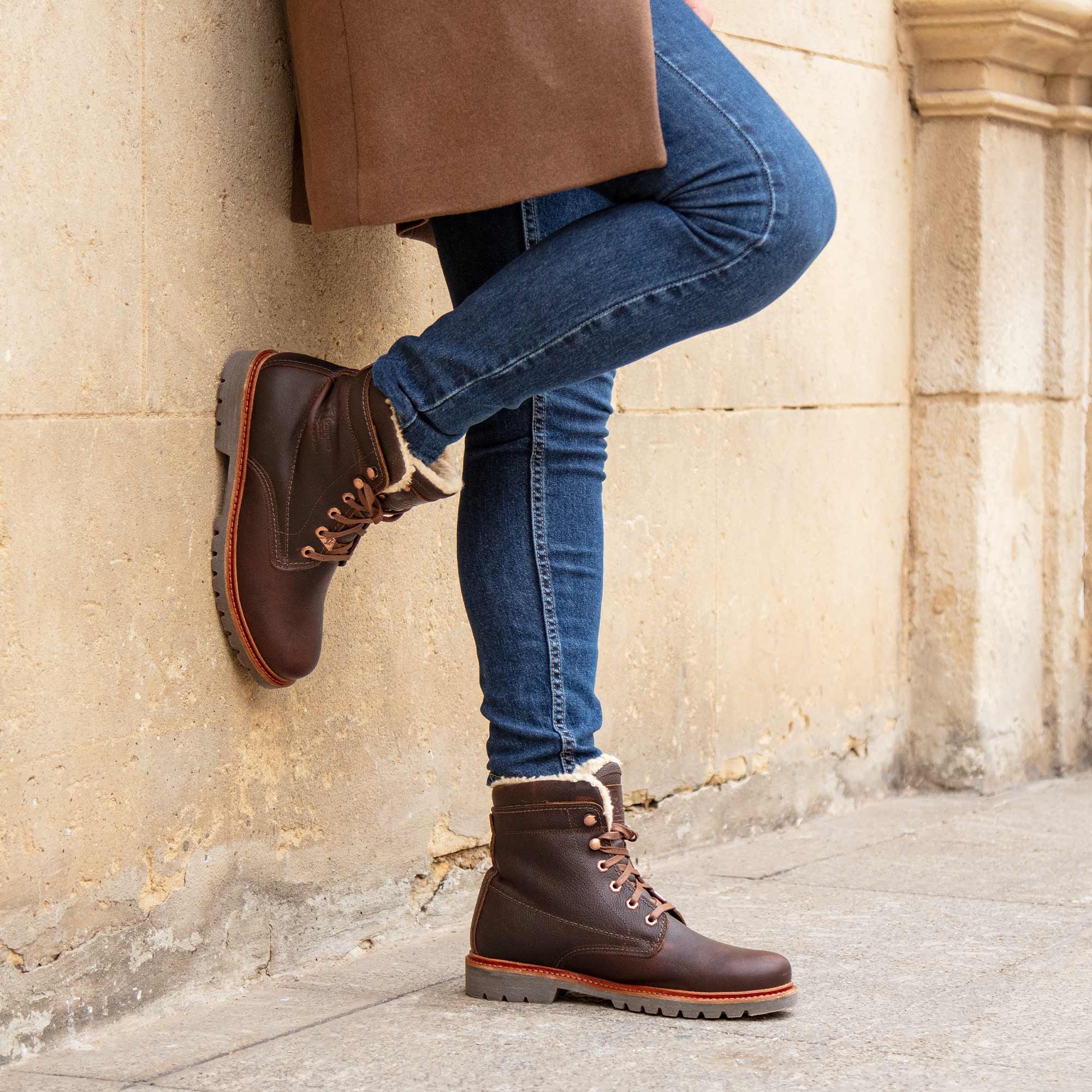 Panama Jack Schnürboots »P03 Aviator C23«, Schnürstiefel, Winterstiefel, Profilsohle, mit Waterproof-Ausstattung