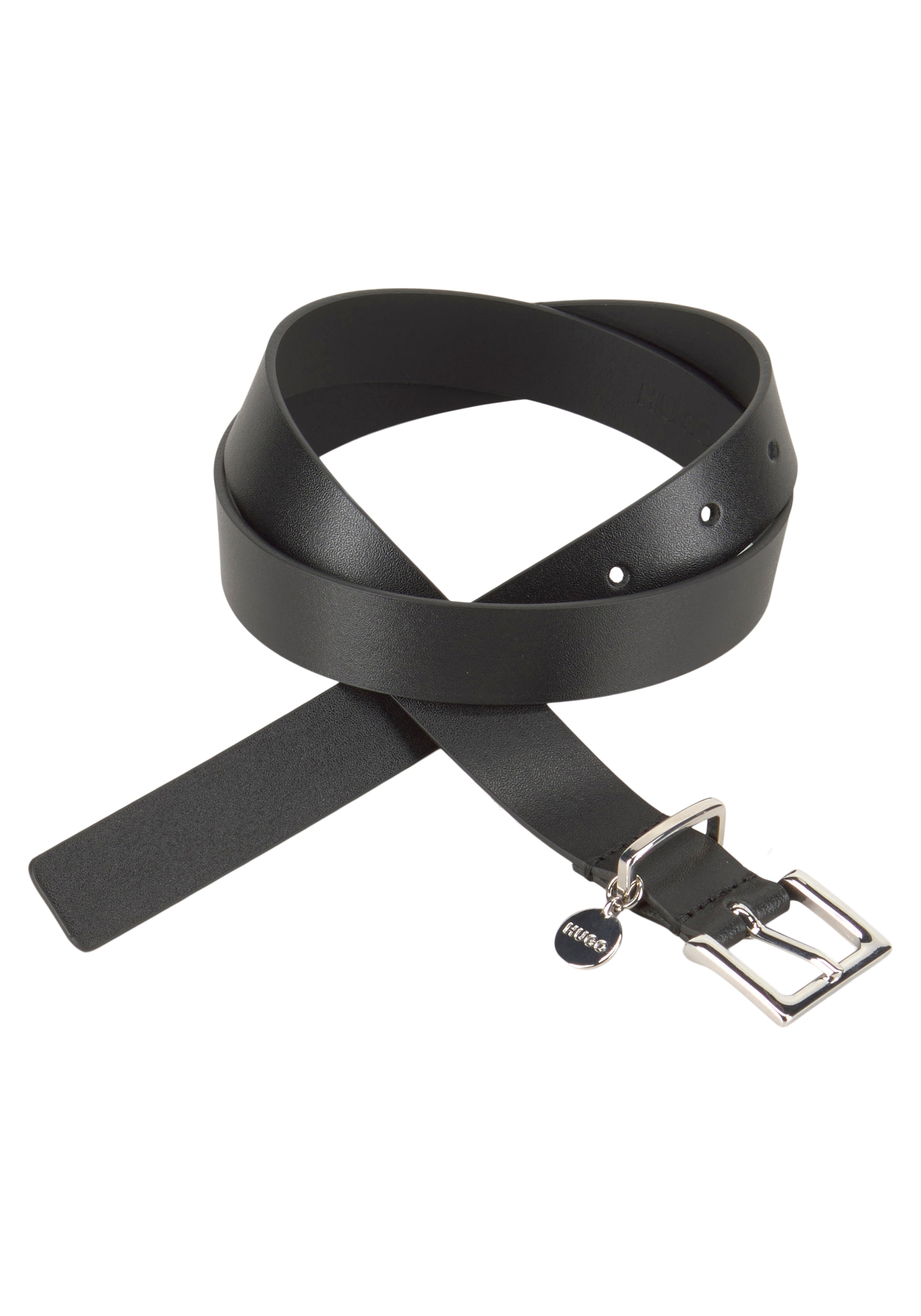 HUGO Ledergürtel »Amelia Belt 01«, am online 2,5cm bestellen dezentem mit Label-Anhänger BAUR Verschluss 10243516 