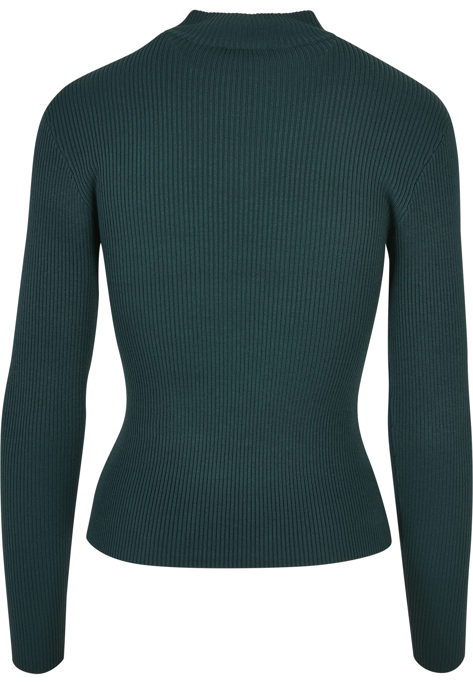 URBAN CLASSICS Sweater "Urban Classics Damen Ladies Rib Knit Turtelneck Swe günstig online kaufen