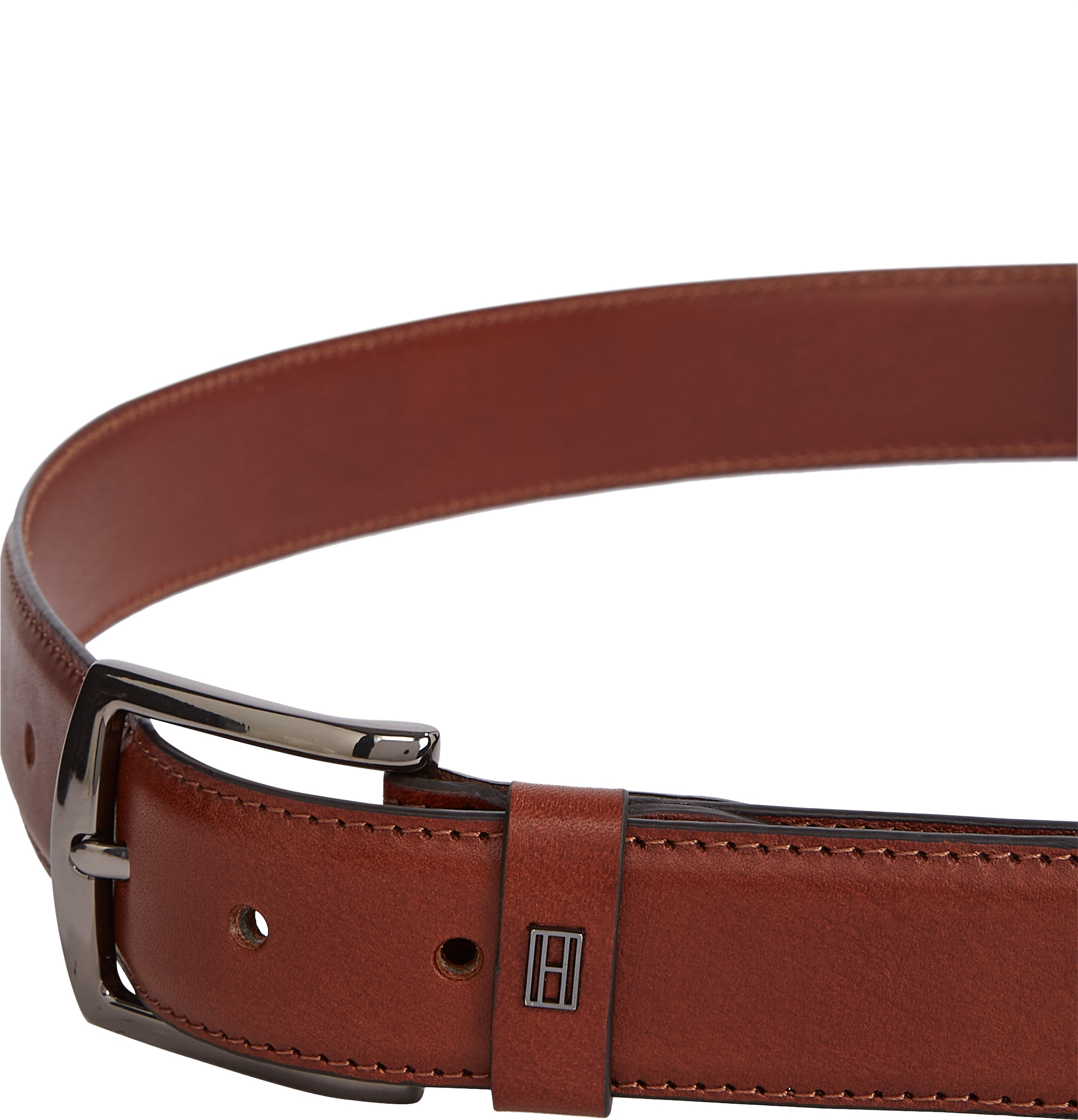 Tommy Hilfiger Ledergürtel »DENTON ELEVATED 3.5«, Größenverstellbar