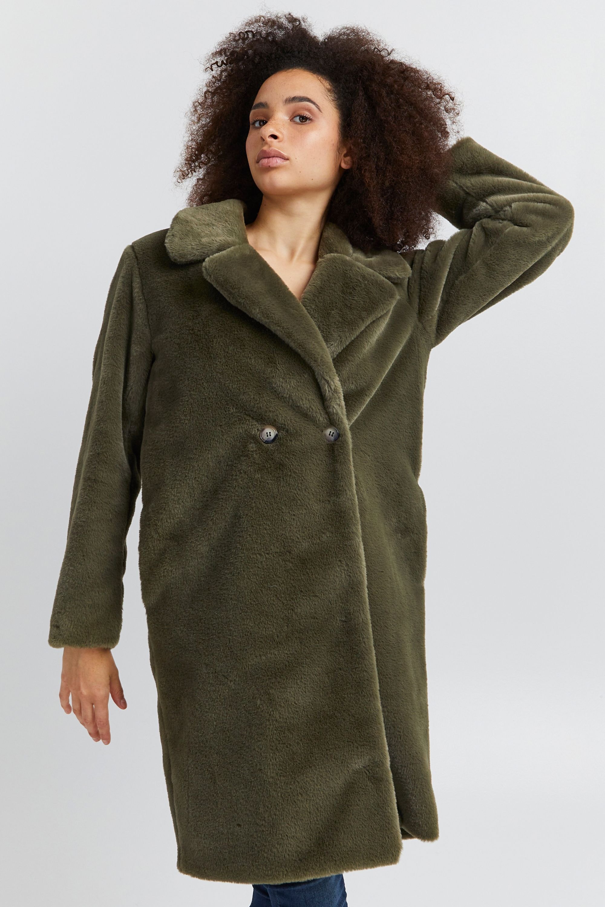 Ichi Winterjacke »Wintermantel IHHaya«, ohne Kapuze