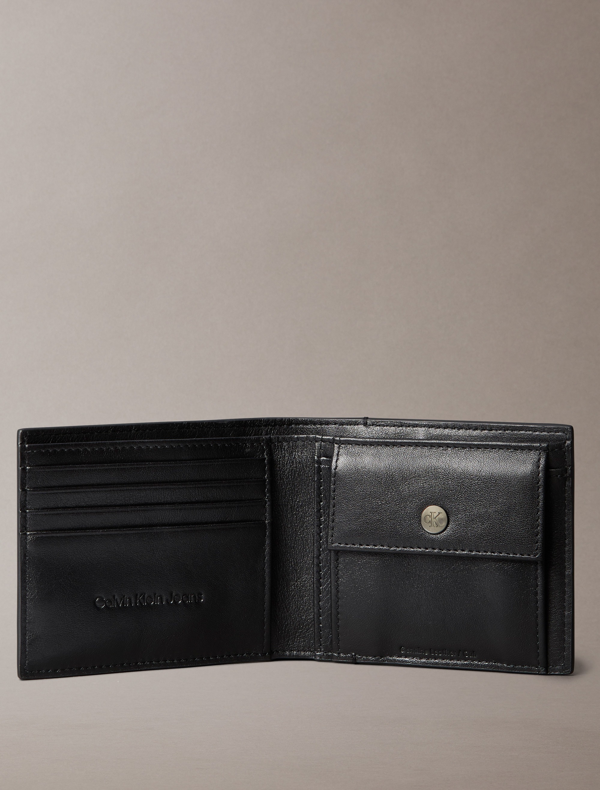 Calvin Klein Jeans Geldbörse »SCLPTD IMPRSSN BLLFL«, Geldbeutel, Herren Portemonnaie mit CK-Logo