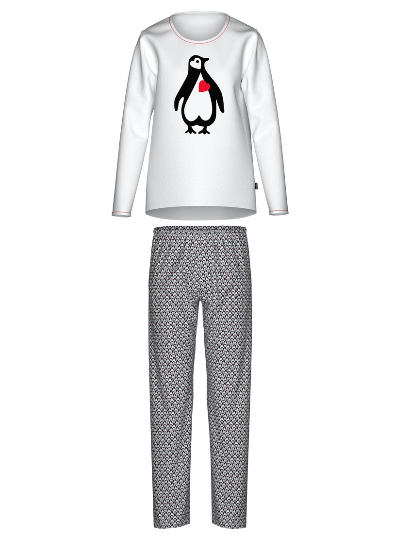 Trigema Schlafanzug "TRIGEMA Pyjama mit Pinguinmotiv" 1 Stk. tlg. günstig online kaufen
