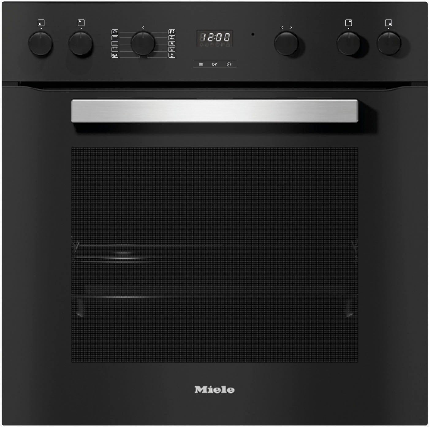 Miele Elektro-Herd-Set »H2455E OBSW + KM 6003 LPT«, PerfectClean Ausstattung, EasyControl Bedienung