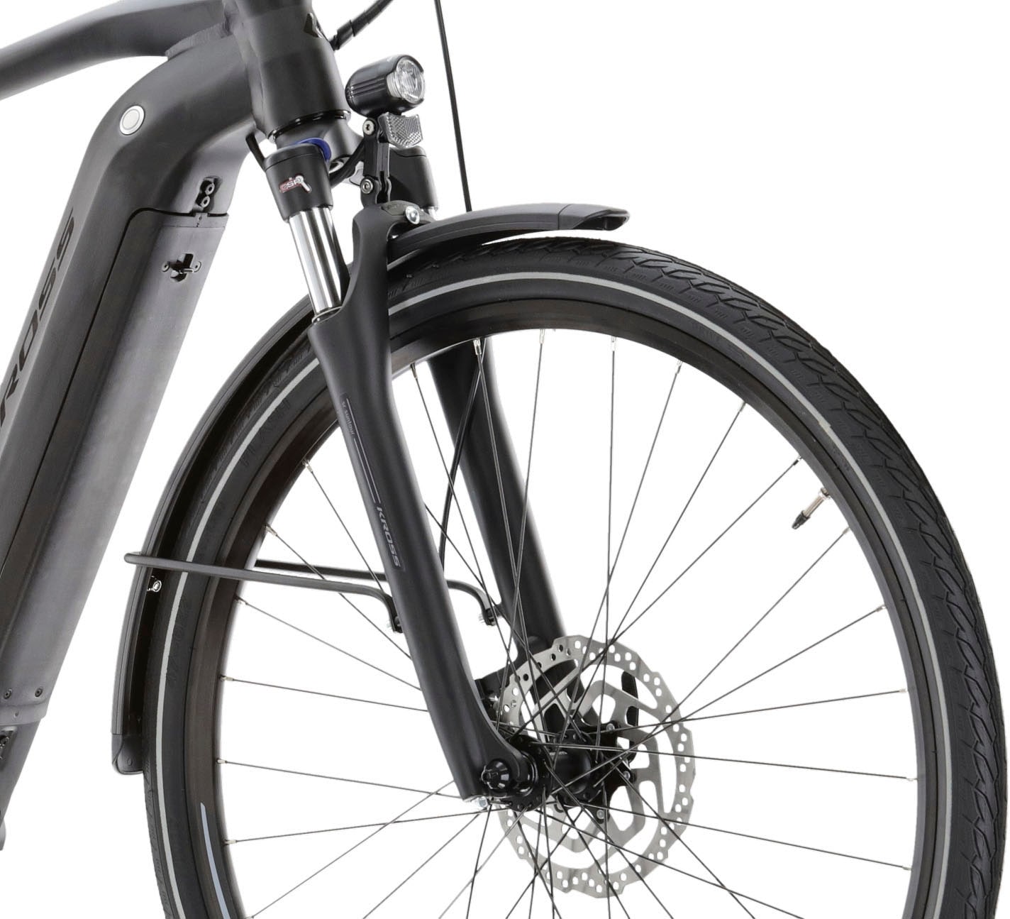 Kross E-Bike »E-Trekkingrad Trans Hybrid 4.0 28 Zoll schwarz«, 9 Gang, Shimano, Acera T3000, Mittelmotor 250 W