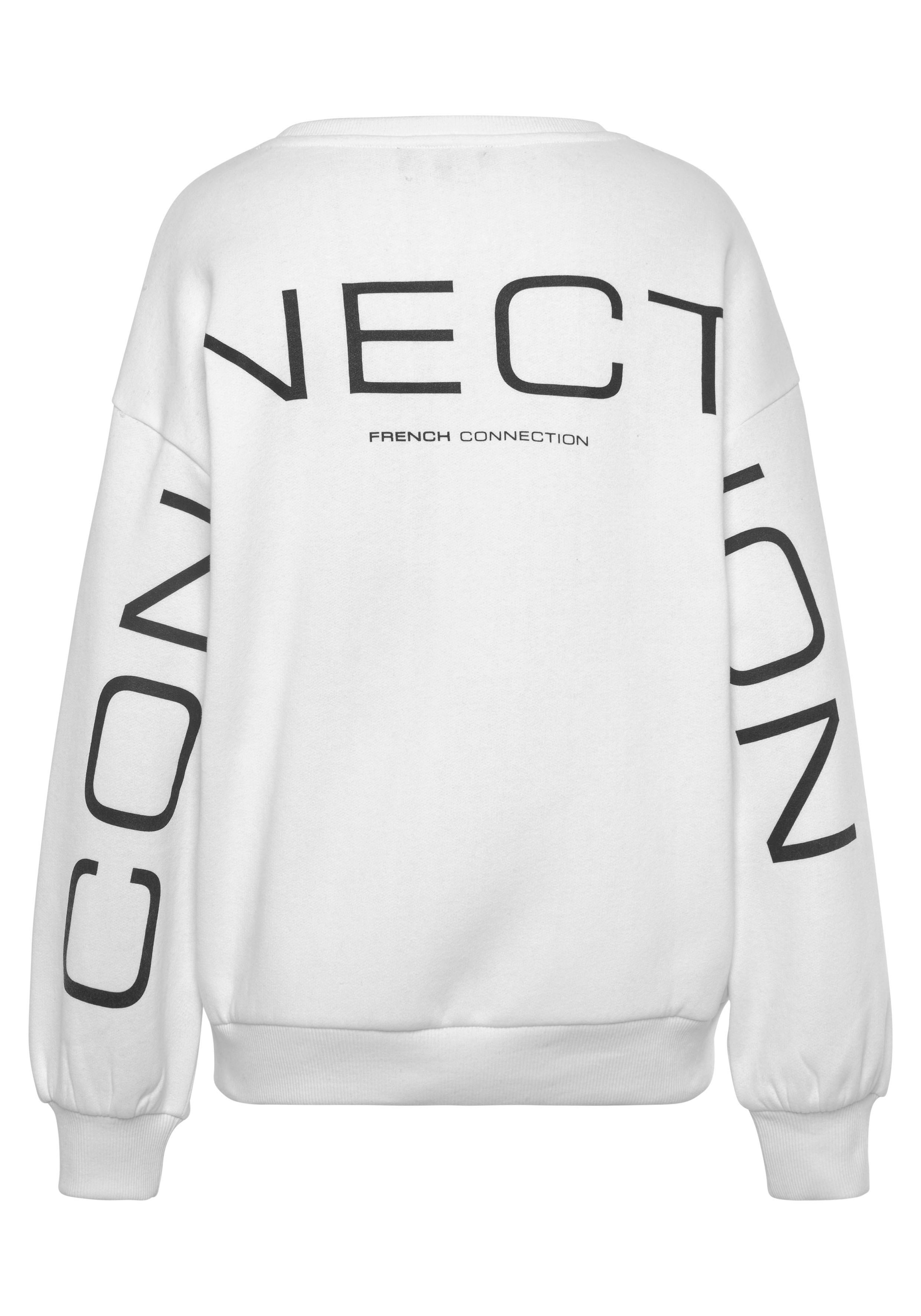 French Connection Sweatshirt »-Langarmshirt«, (1 tlg.), mit Schriftzug auf dem Rücken