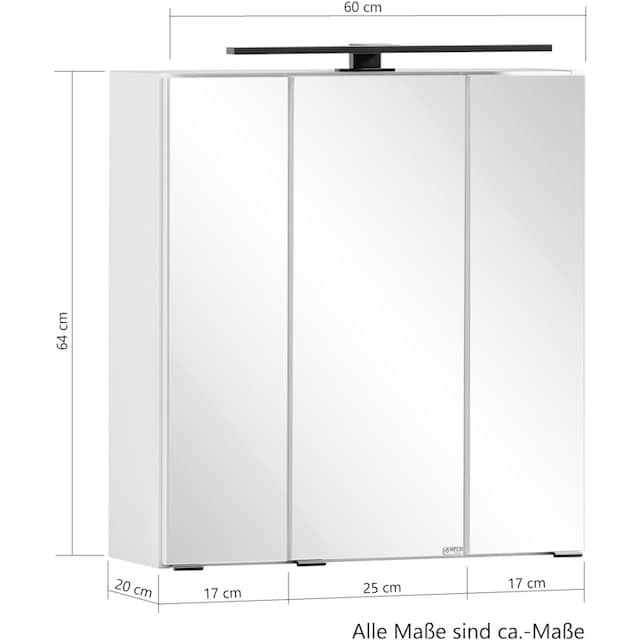 HELD MÖBEL Badmöbel-Set »Lana«, (Komplett-Set), Badezimmer-Set, 2-teilig,  60 cm breit bestellen | BAUR