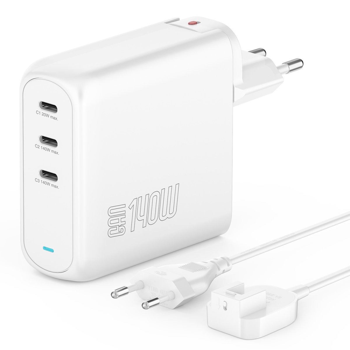 4smarts USB-Ladegerät »GaN Flex Pro 140 W 3 USB-C«