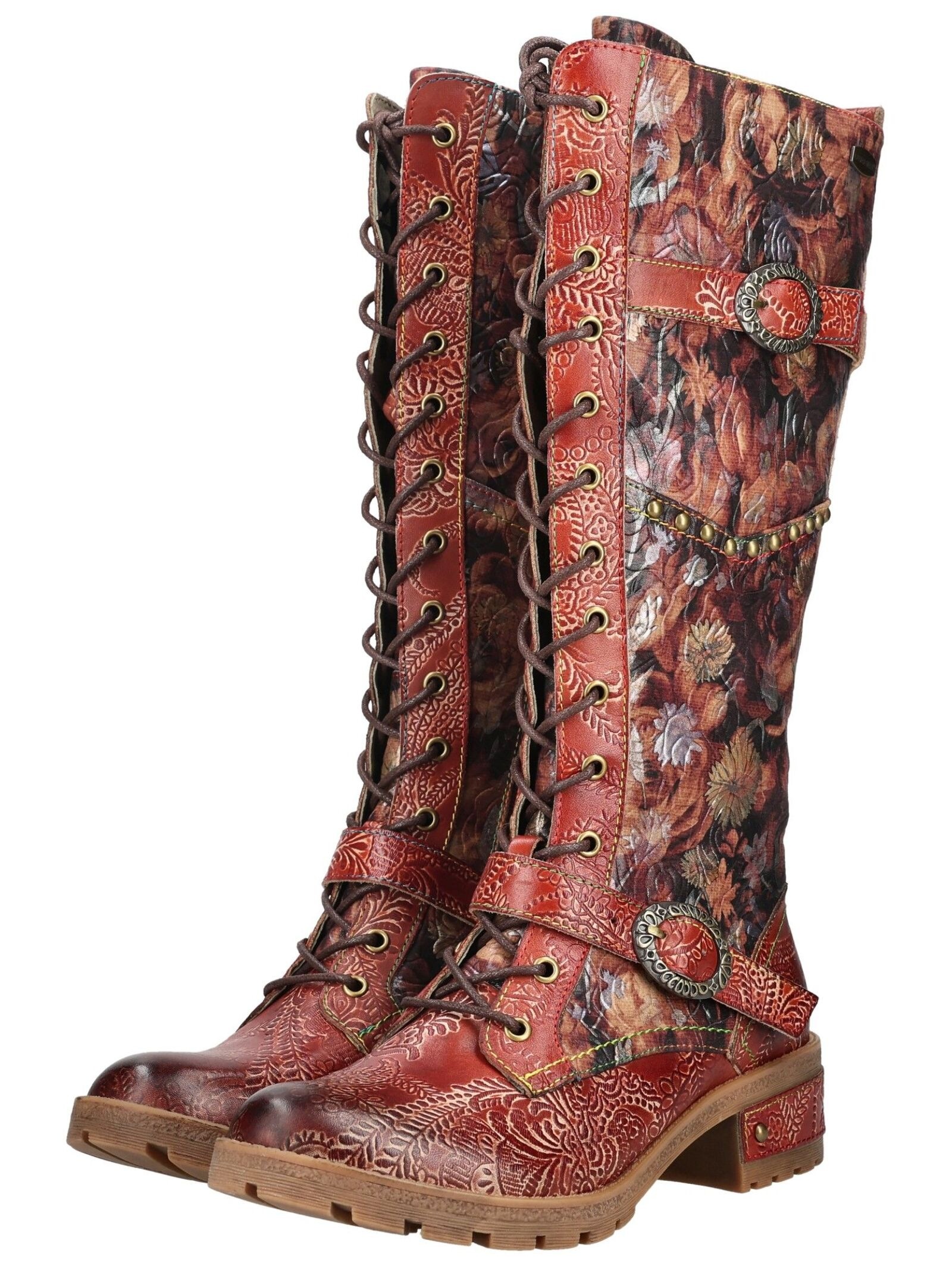 LAURA VITA Schnürstiefel »LAURA VITA Stiefel Leder/Textil«