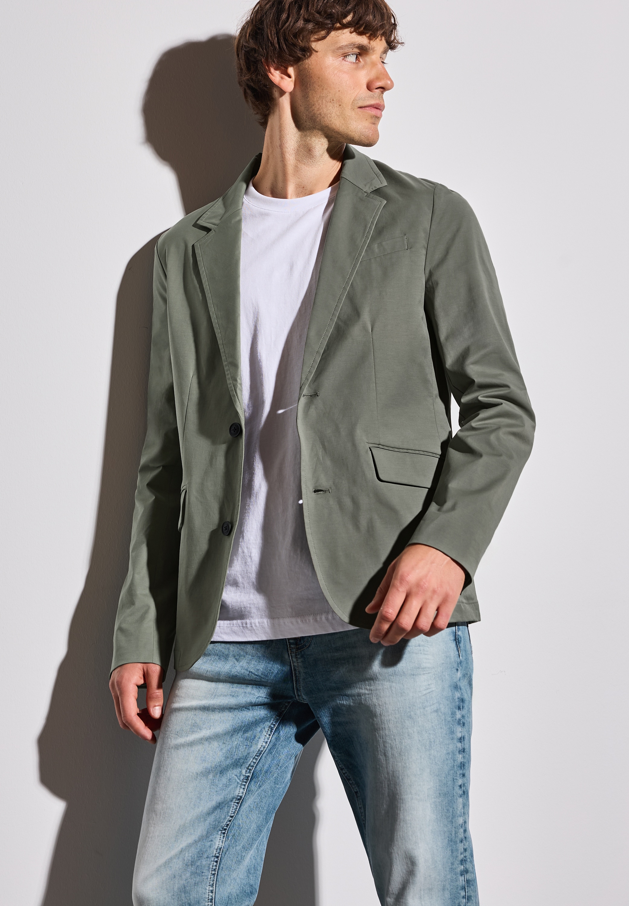 STREET ONE MEN Sakko aus softem Materialmix