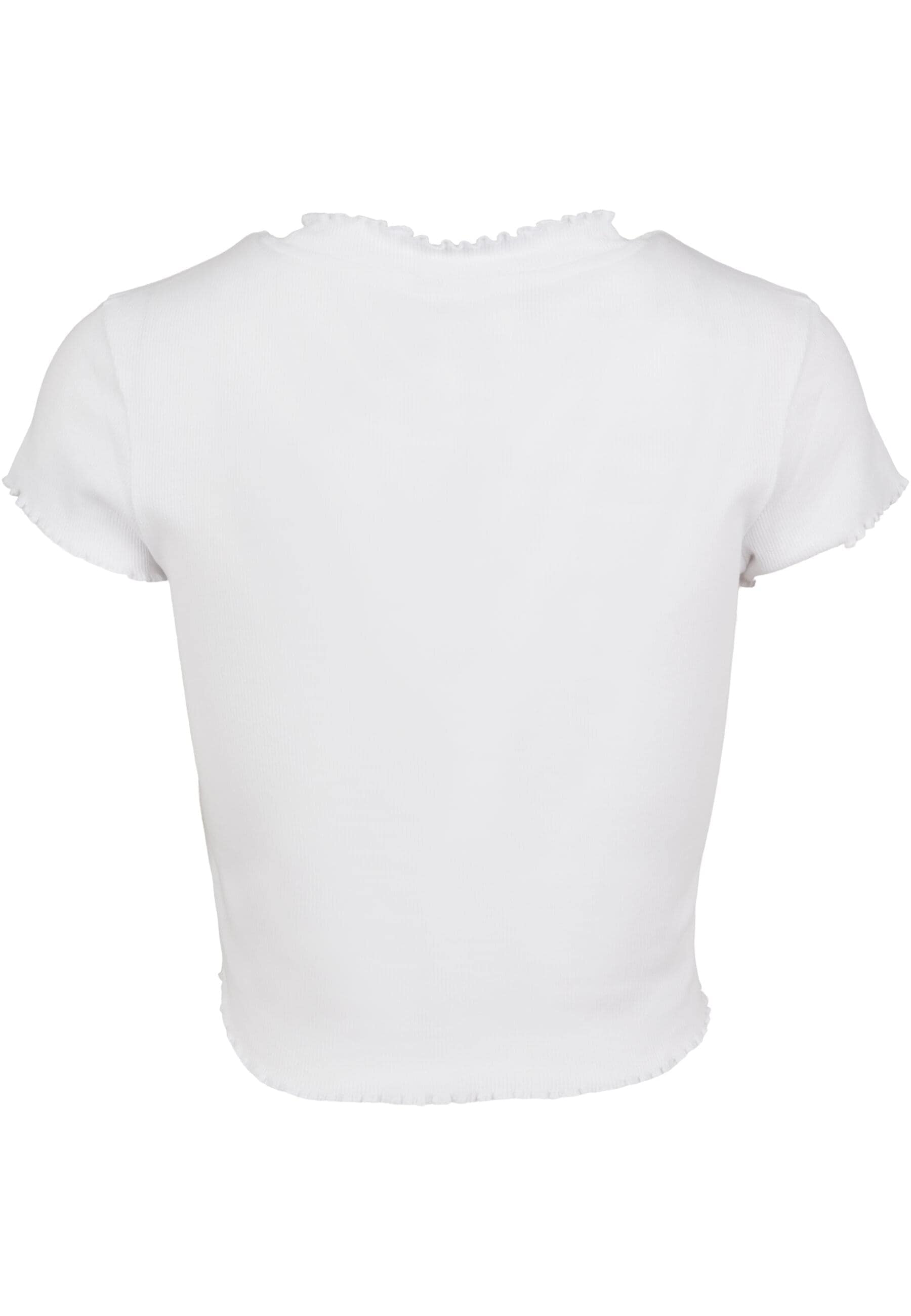 URBAN CLASSICS T-Shirt »Urban Classics Damen Ladies Cropped Rib Tee 2-Pack«, (1 tlg.)