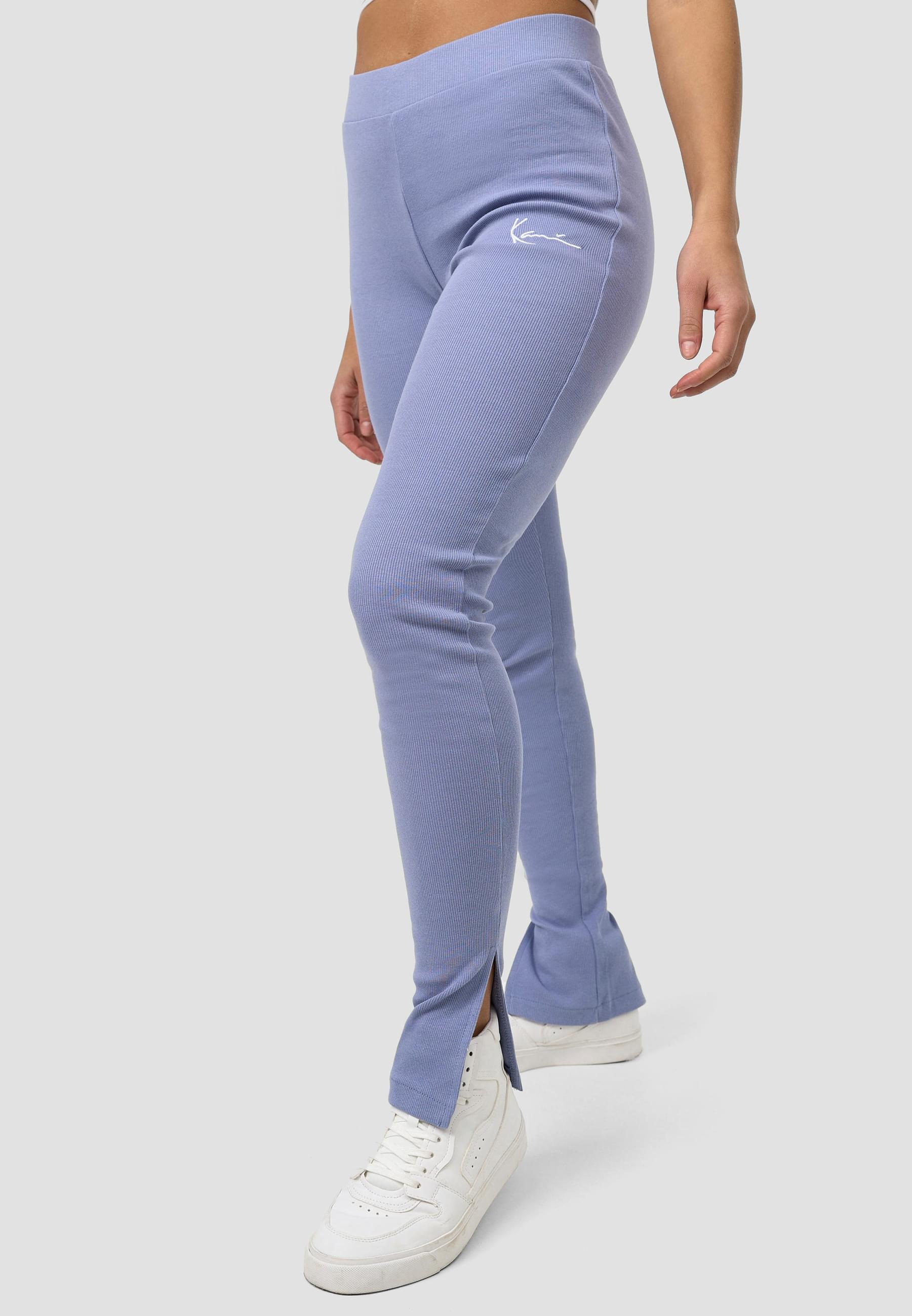 Karl Kani Leggings »Karl Kani Damen KW221-023-1 Small Signature Slit Rib Leggings«, (1 tlg.)