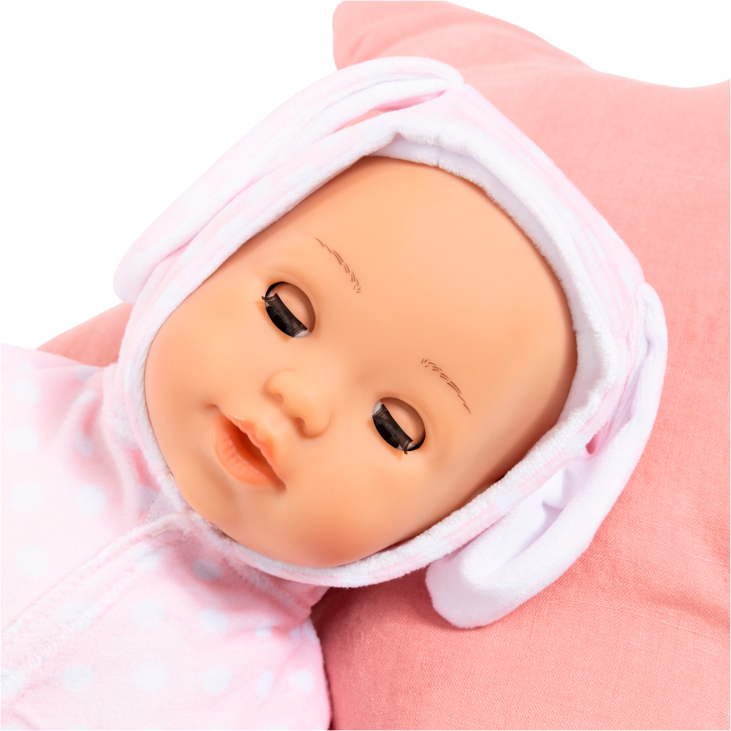 Bayer Babypuppe »Anna First Words Baby, 38 cm rosa«, (3 tlg.)