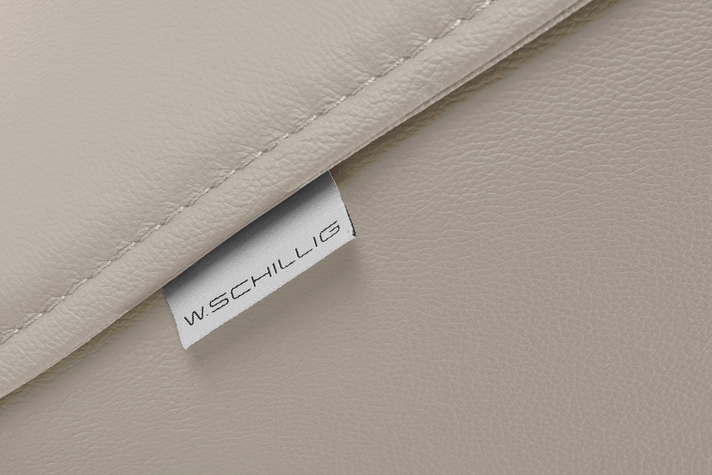 W.SCHILLIG 3-Sitzer »sally«, mit Metallfüßen in Silber matt, Breite 224 cm