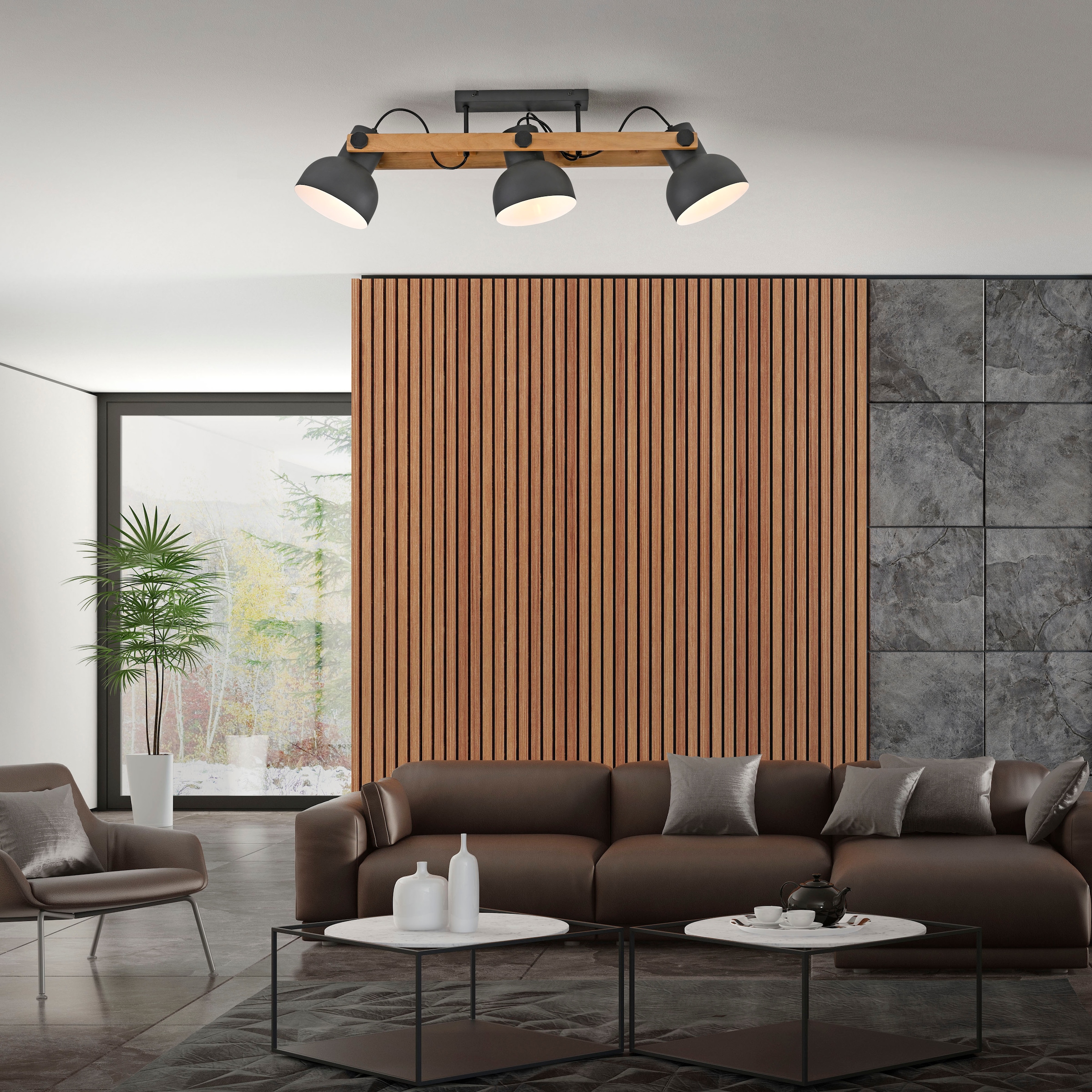 JUST LIGHT Deckenleuchte »CUP 2.0«, 3 flammig, Leuchtmittel E27 | Leuchtmittel wechselbar, ExklusiveE27