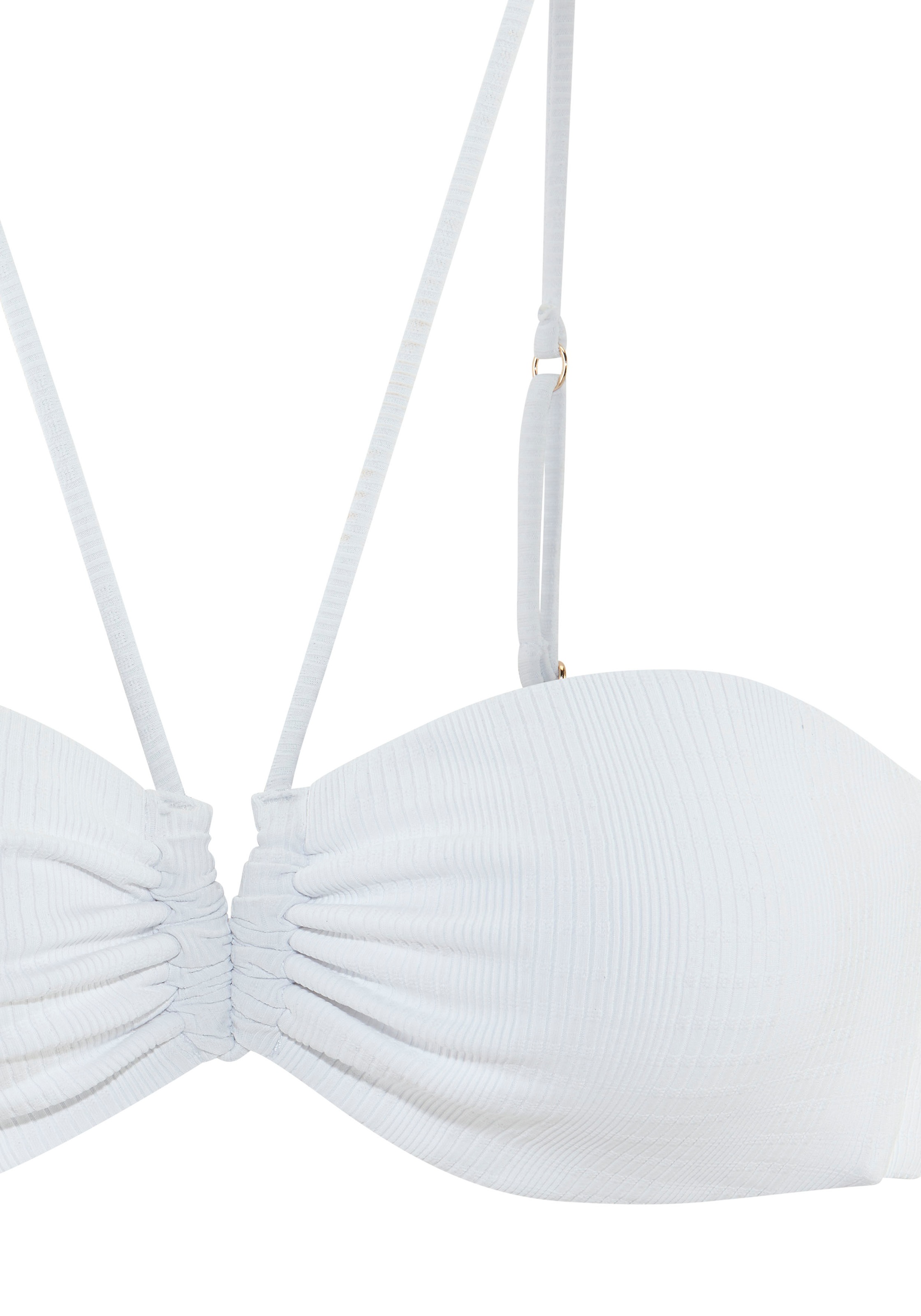 Thumbnail - Copenhagen Studios Bandeau-Bikini-Top "Nela" mit V-förmigem Cut-Out vorn