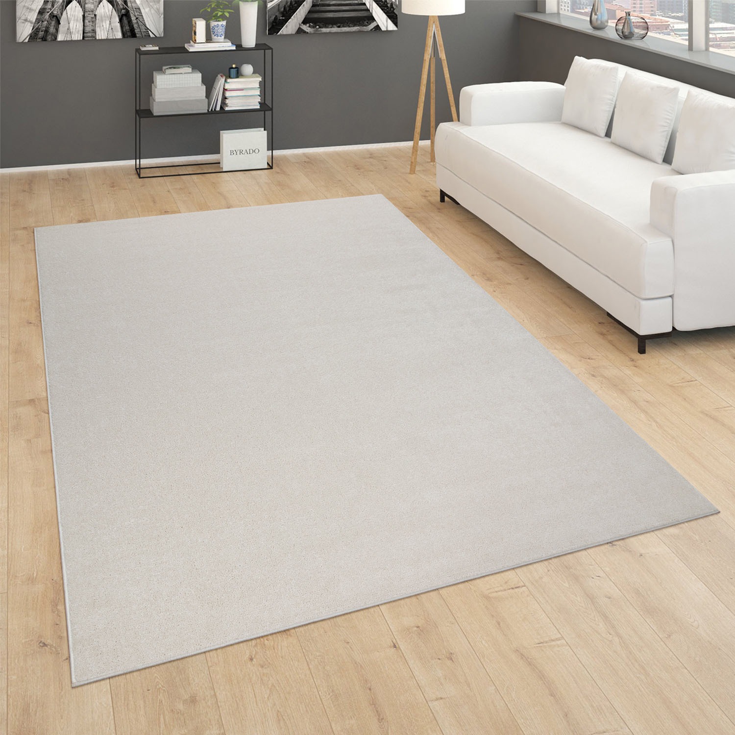 Paco Home Teppich »Porto 890«, rechteckig, Kurzflor, Uni-Farben, ideal im  Wohnzimmer & Schlafzimmer auf Rechnung | BAUR