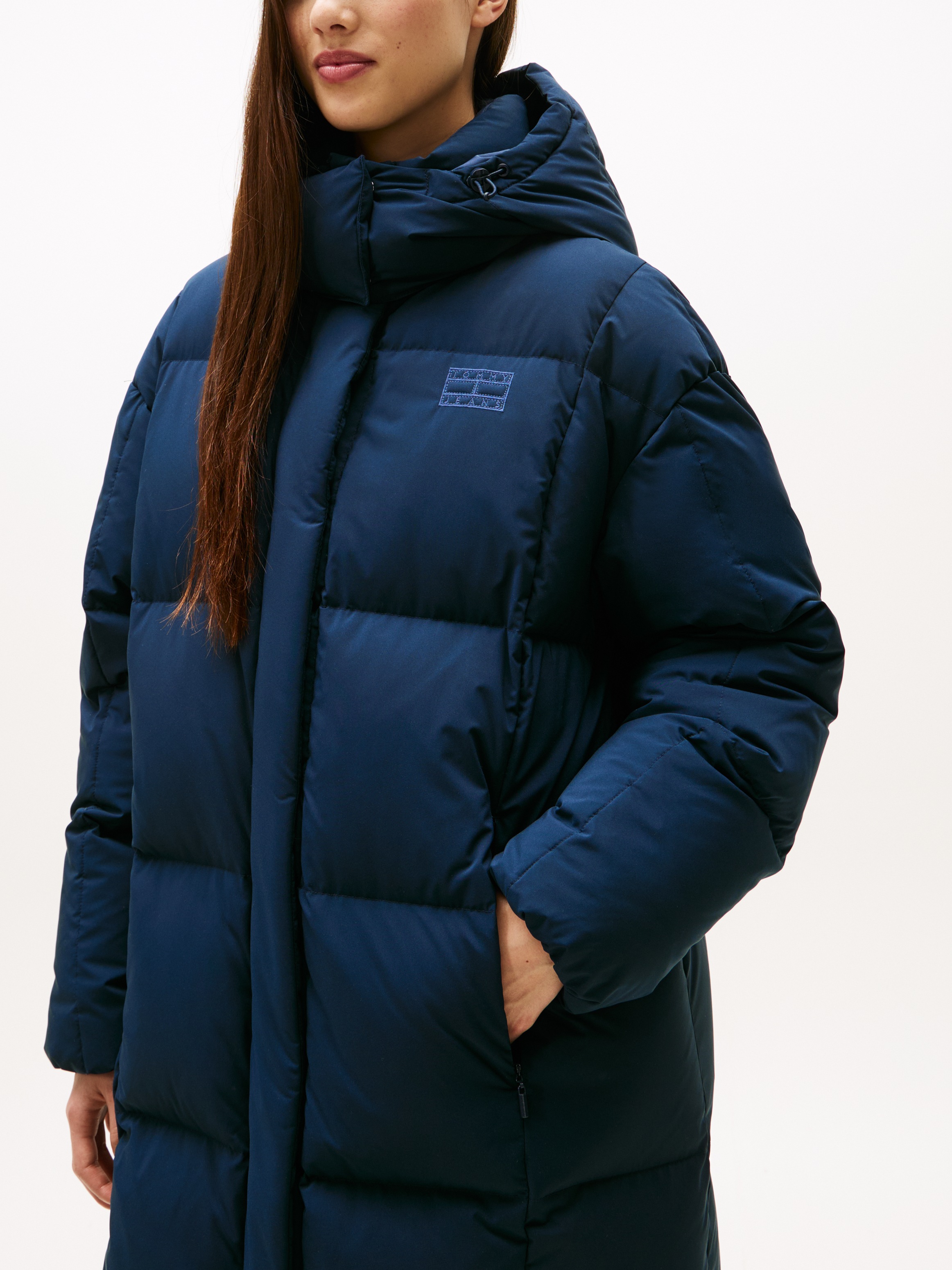Thumbnail - Tommy Jeans Steppmantel "TJW ALASKA GRID DWN MXI COAT EXT"